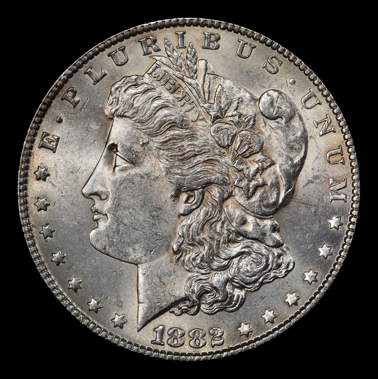 1882-p Morgan Dollar $1 Grades ms62 - 2