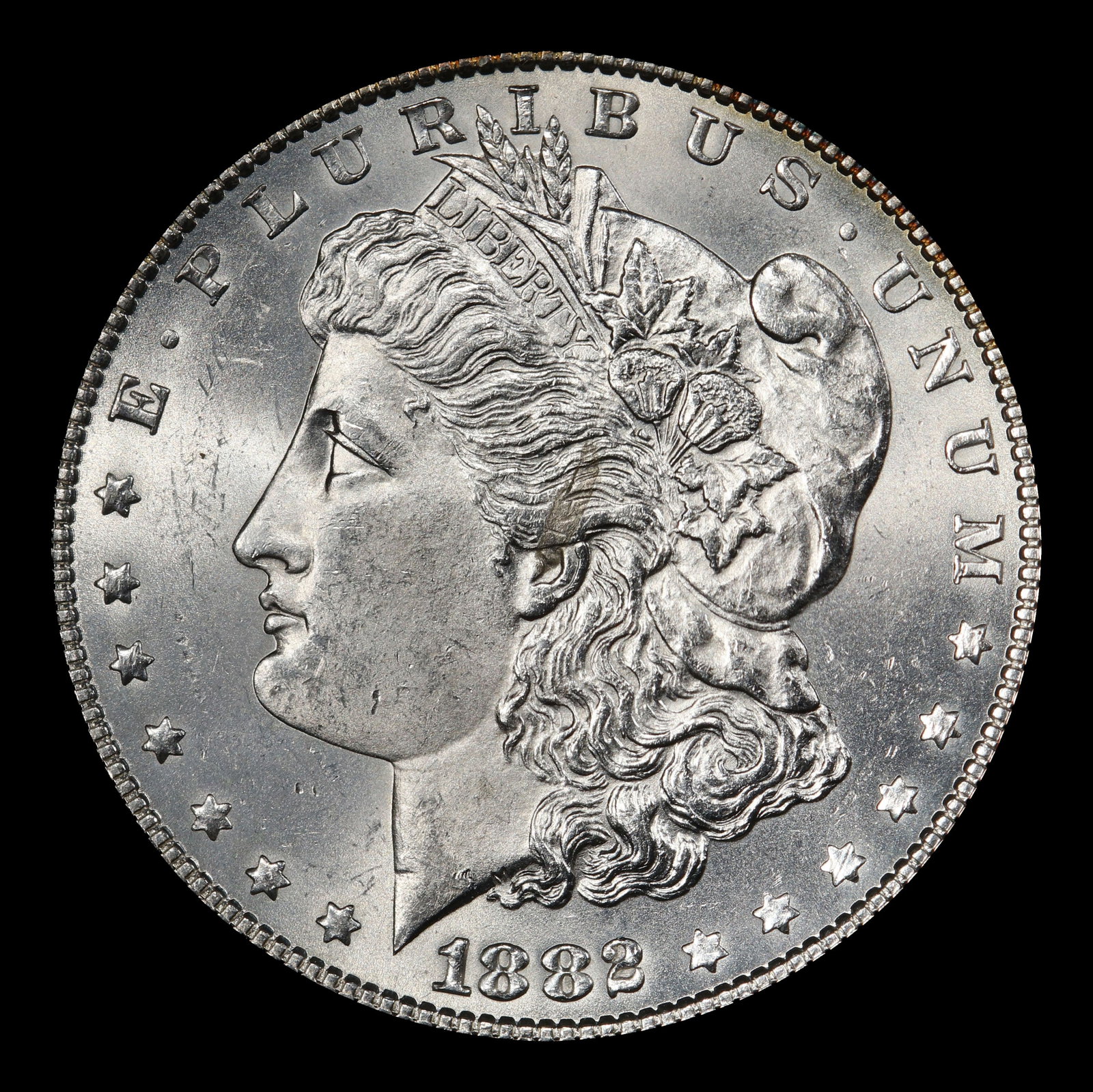 1882-p Morgan Dollar $1 Grades ms64 - 2