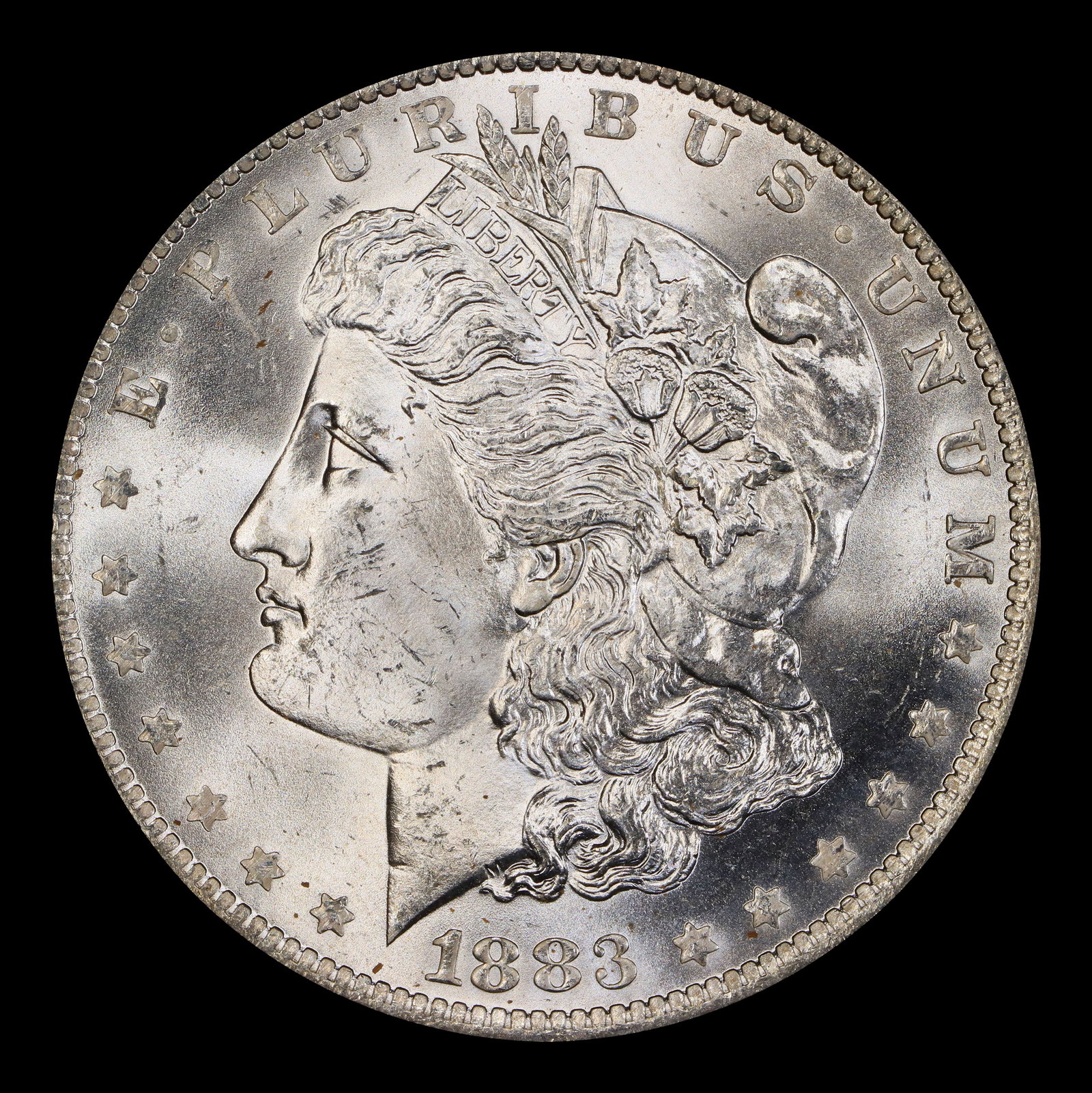 1883-o Morgan Dollar $1 Grades ms64+ - 2