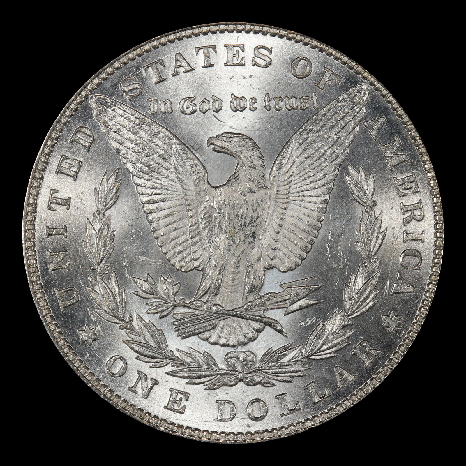 1883-p Morgan Dollar $1 Grades ms63 - 3