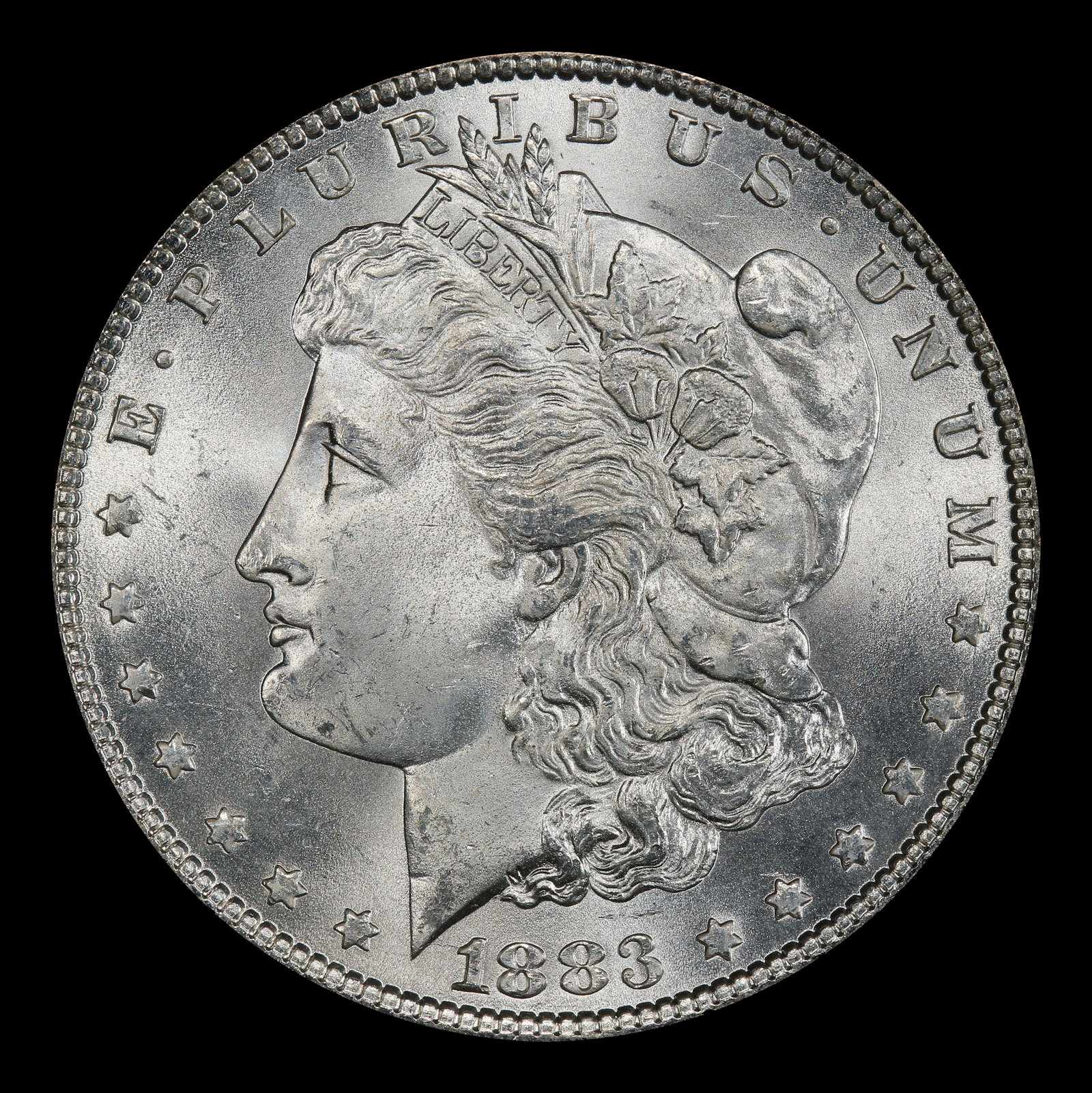 1883-p Morgan Dollar $1 Grades ms65 - 2