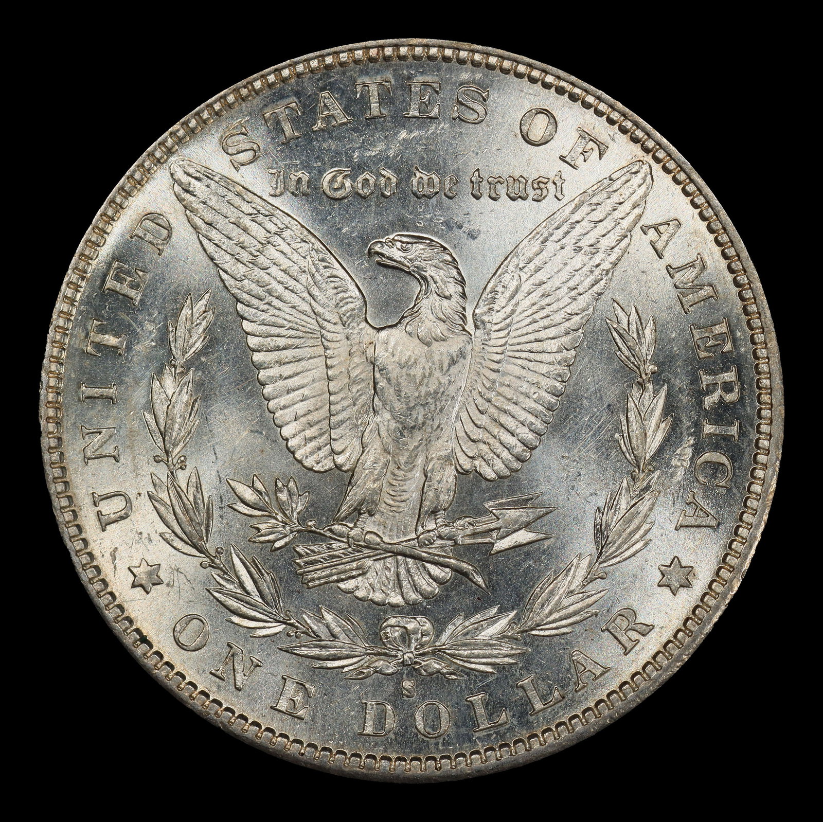1883-s Morgan Dollar $1 ms62+ USCG - 3