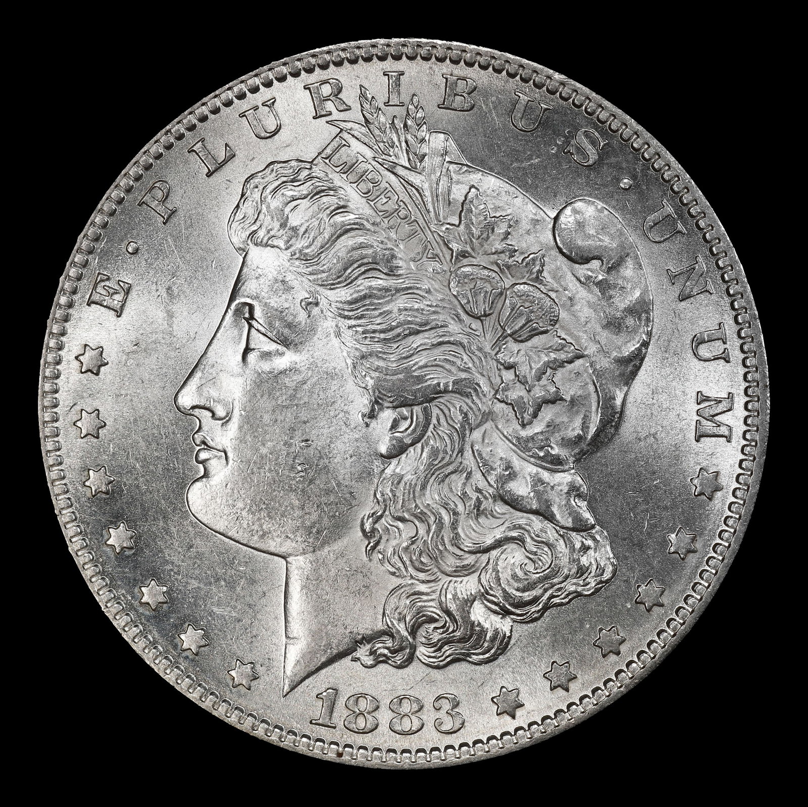 1883-s Morgan Dollar $1 ms63 USCG - 2
