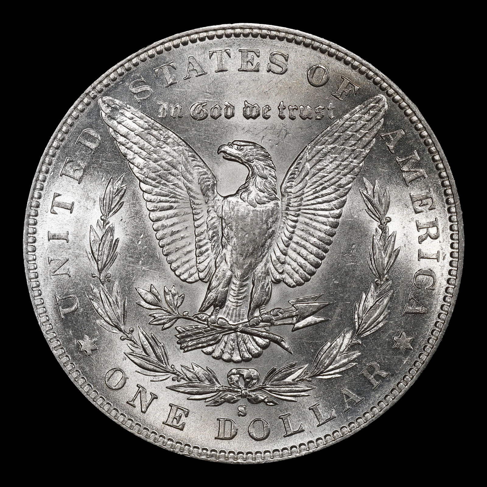 1883-s Morgan Dollar $1 ms63 USCG - 3