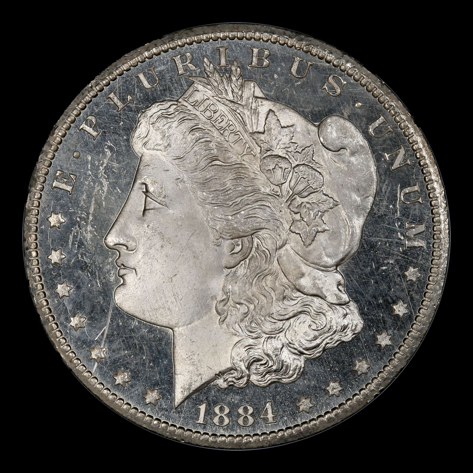 1884-cc Morgan Dollar Near Top Pop $1 ms66 dmpl SEGS - 2