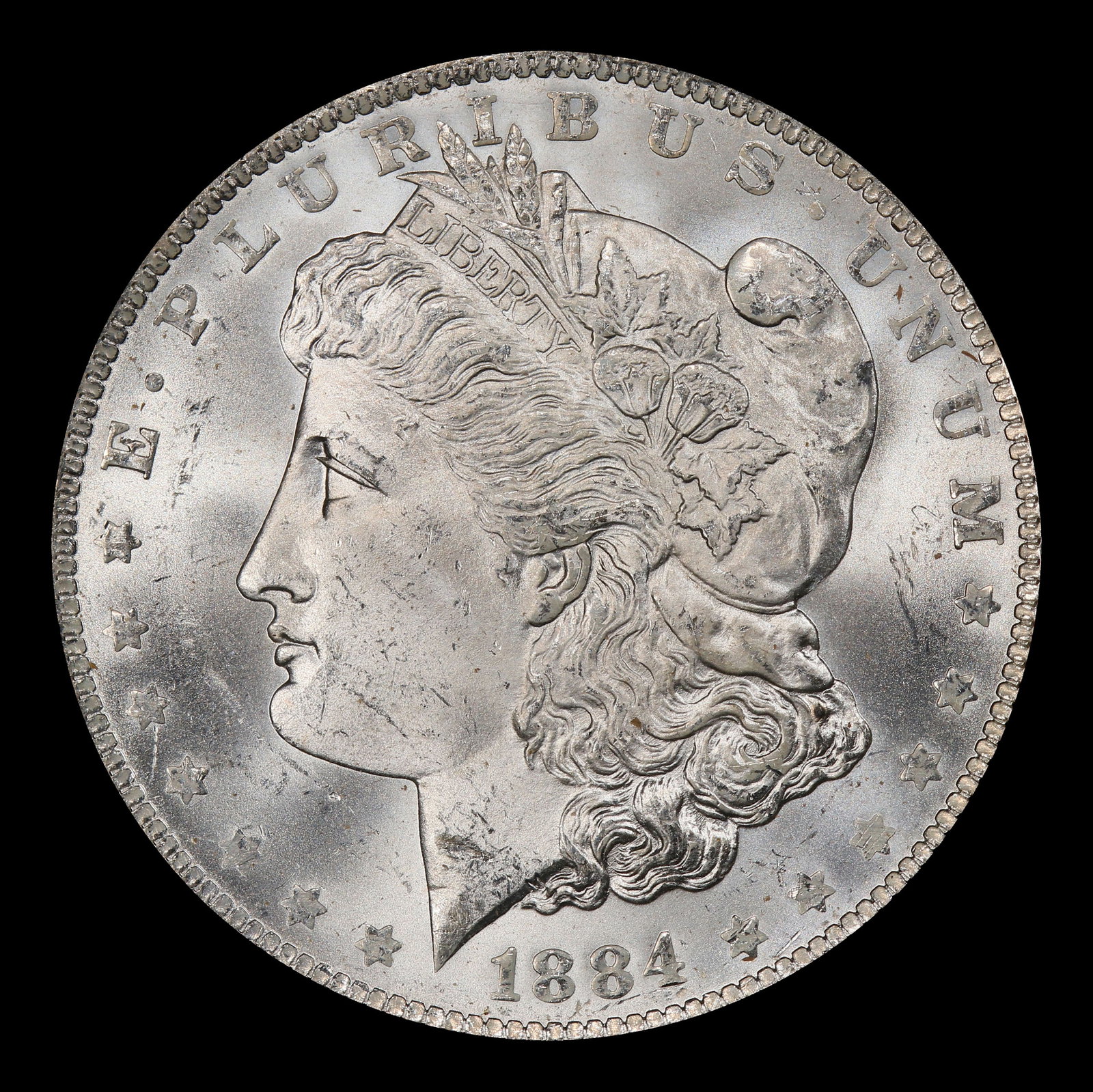 1884-o Morgan Dollar $1 Grades ms63 - 2