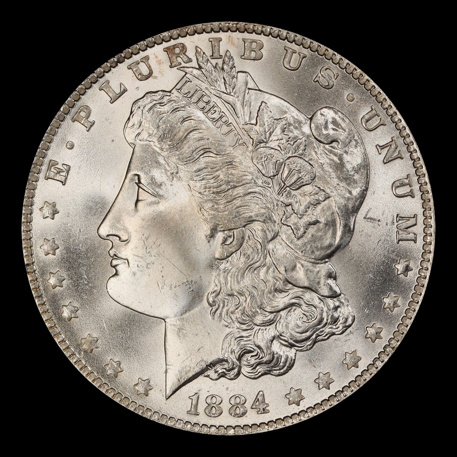 1884-o Morgan Dollar $1 Grades ms65+ - 2