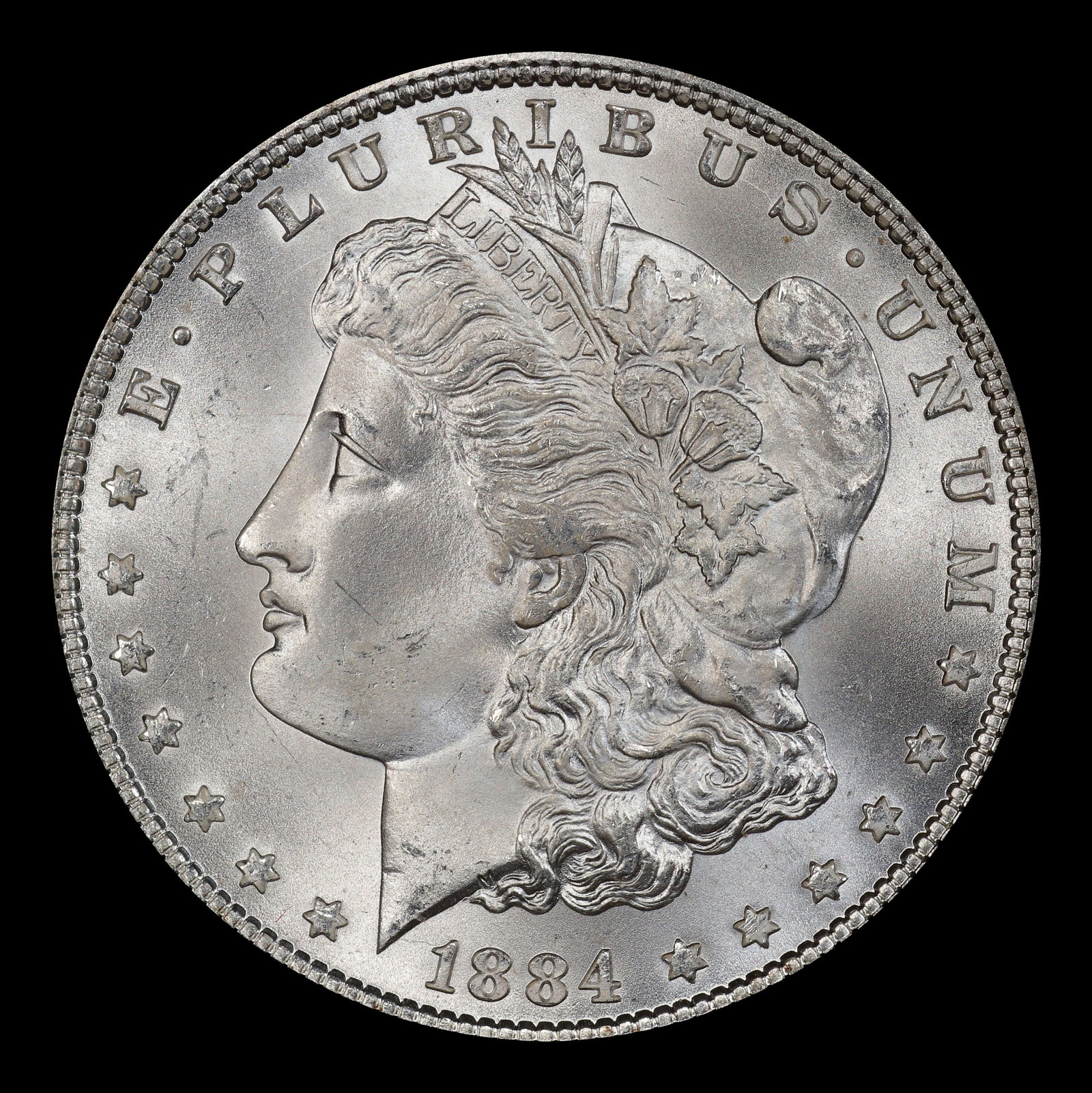 1884-p Morgan Dollar $1 Grades ms66 - 2