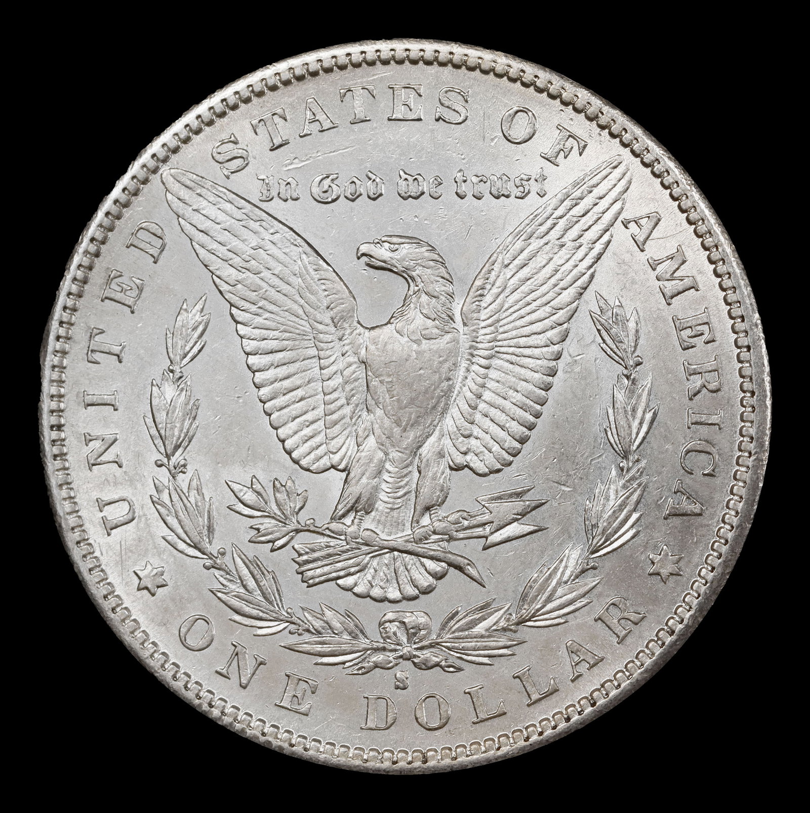 1884-s Morgan Dollar $1 au58 SEGS - 3