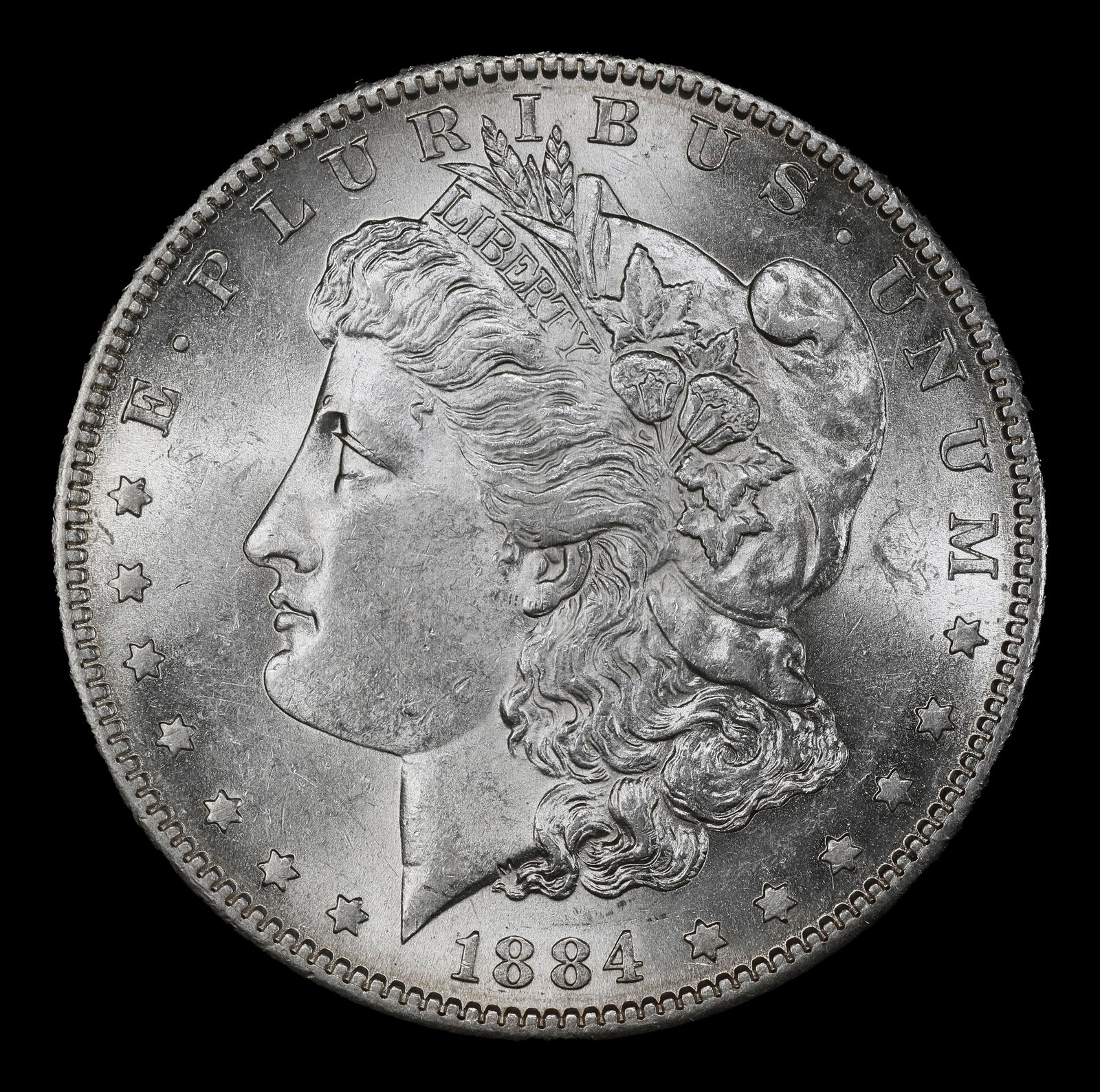 1884-s Morgan Dollar $1 ms62+ USCG - 2