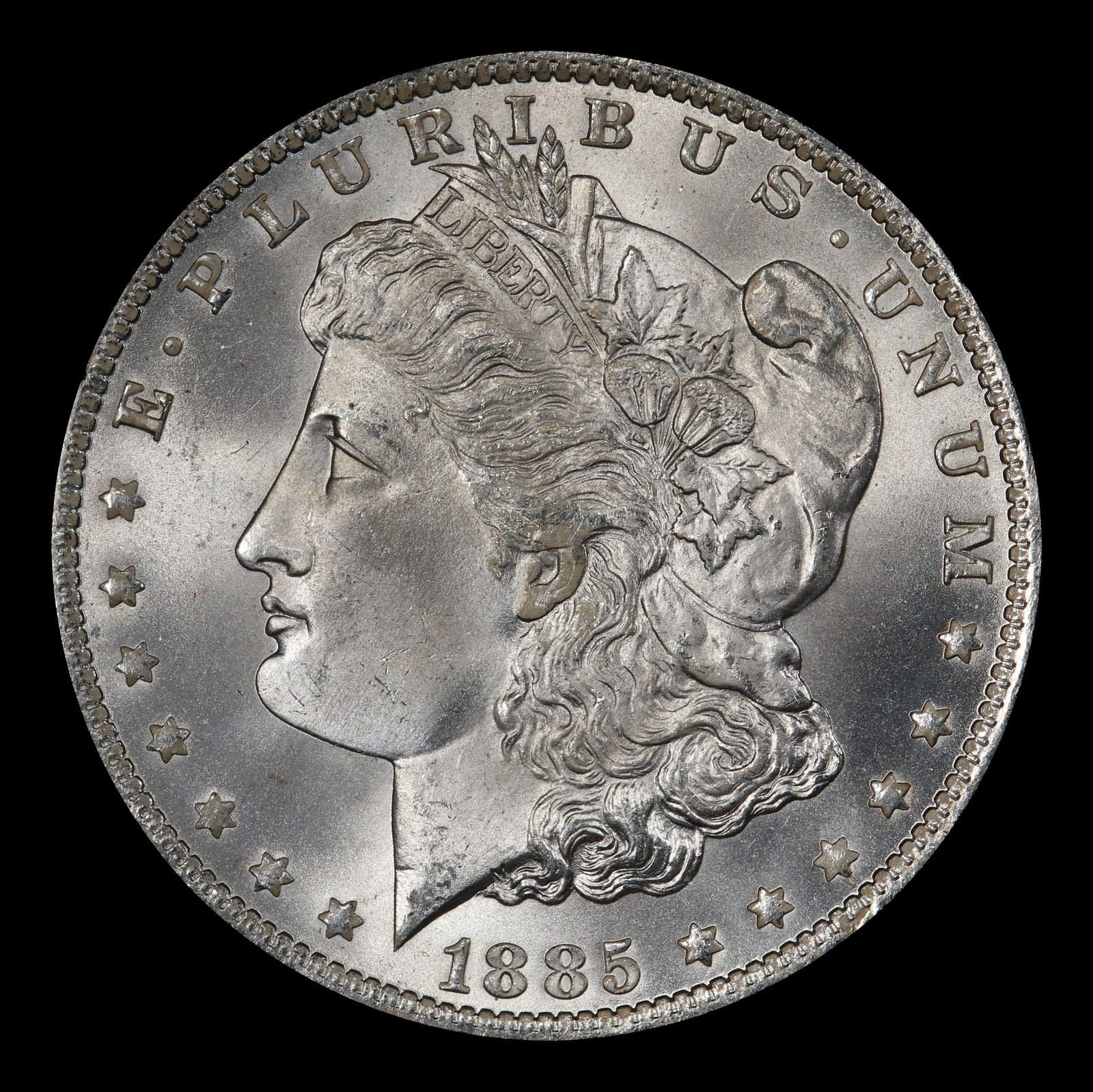 1885-o Morgan Dollar $1 Grades ms64+ - 2