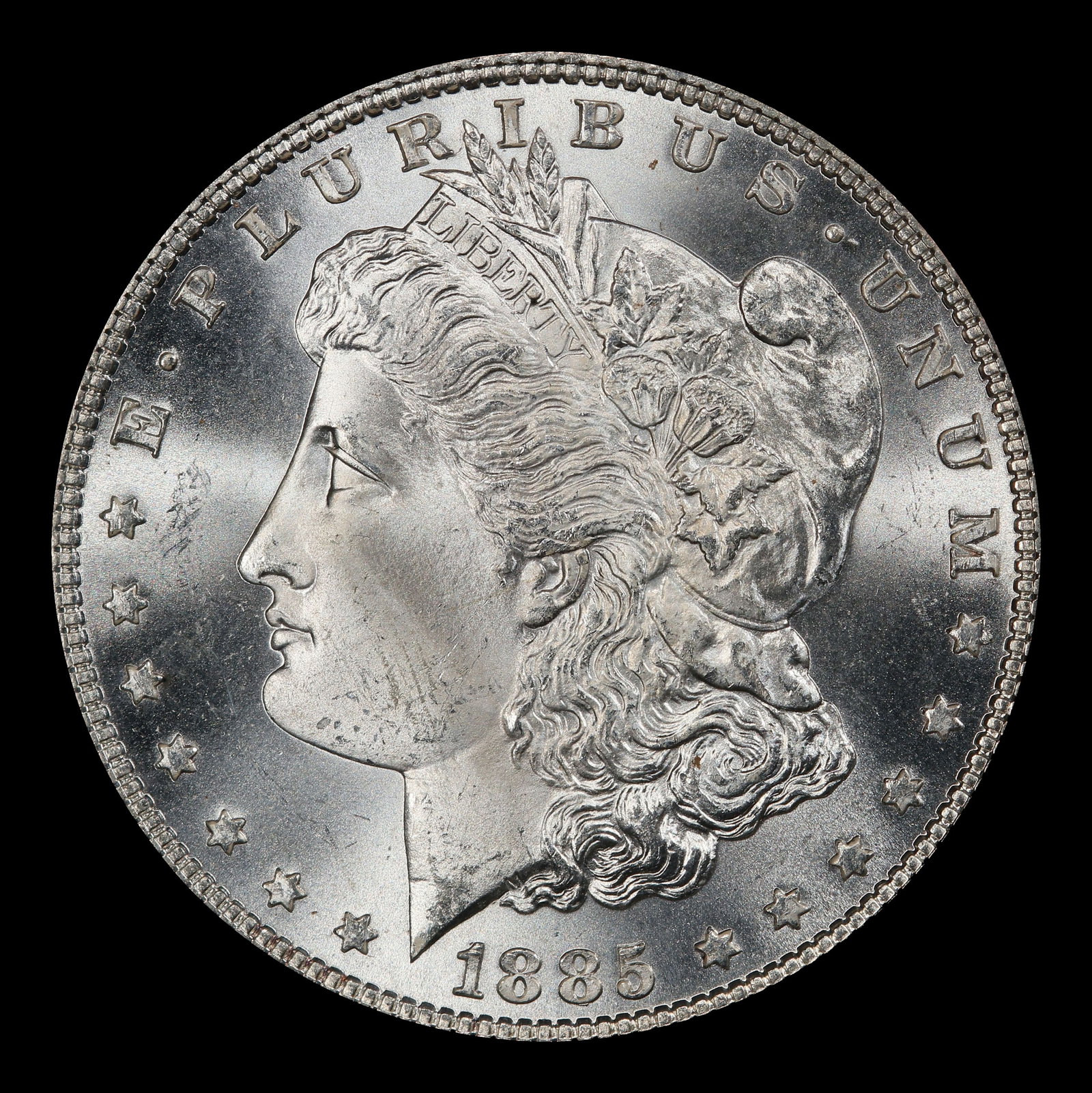 1885-p Morgan Dollar $1 ms66+ SEGS - 2