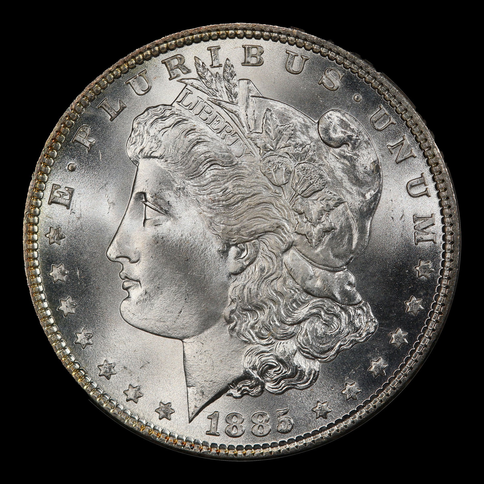 1885-p Morgan Dollar Near Top Pop! $1 ms68 SEGS - 2