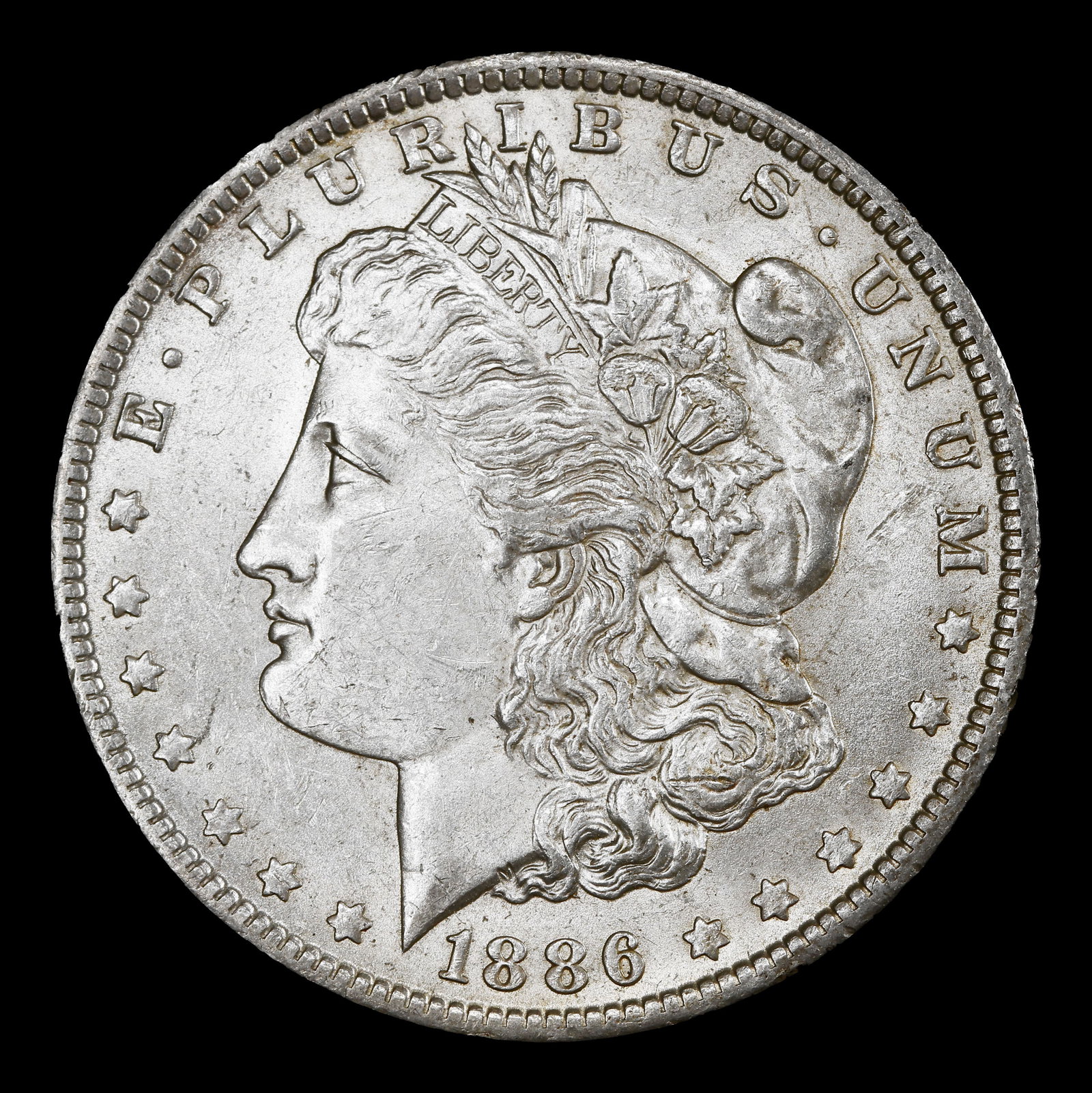 1886-o Morgan Dollar $1 ms62+ USCG - 2