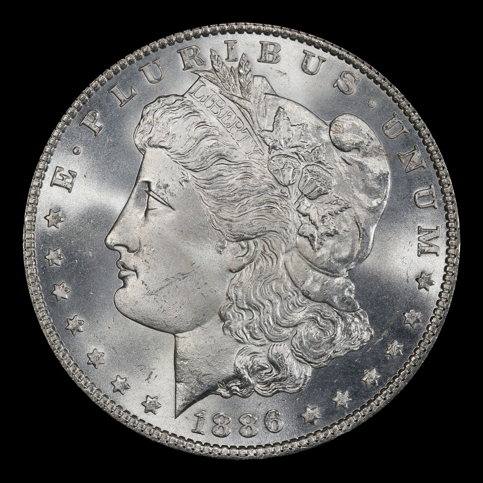 1886-p Morgan Dollar $1 Grades ms66 - 2