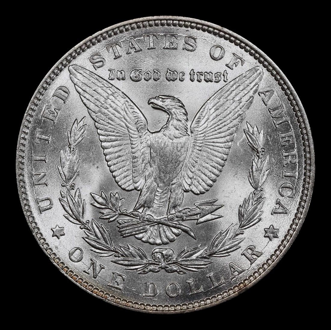 1887-p Morgan Dollar $1 ms66+ SEGS - 3