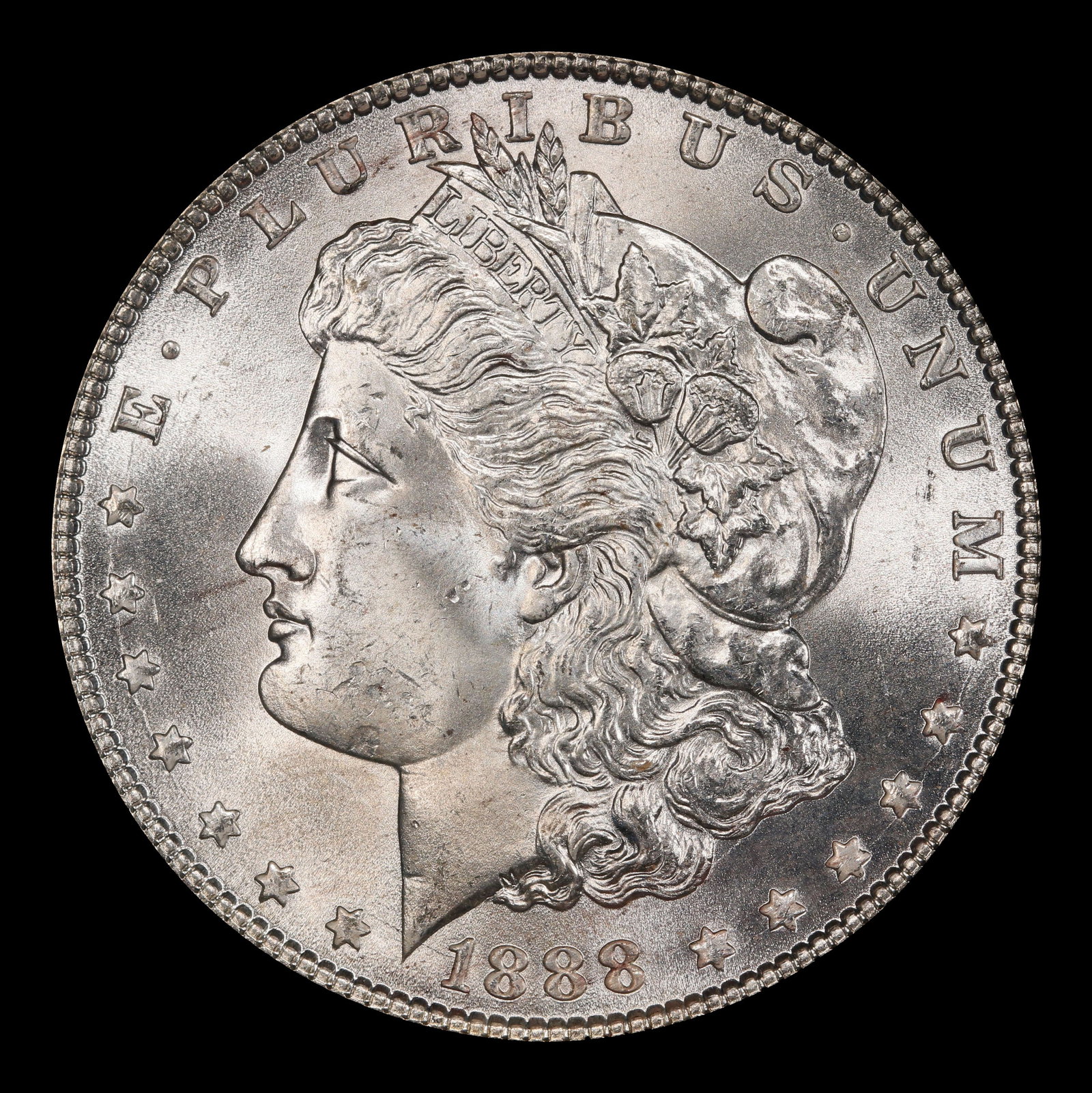 1888-p Morgan Dollar $1 Grades ms65 - 2