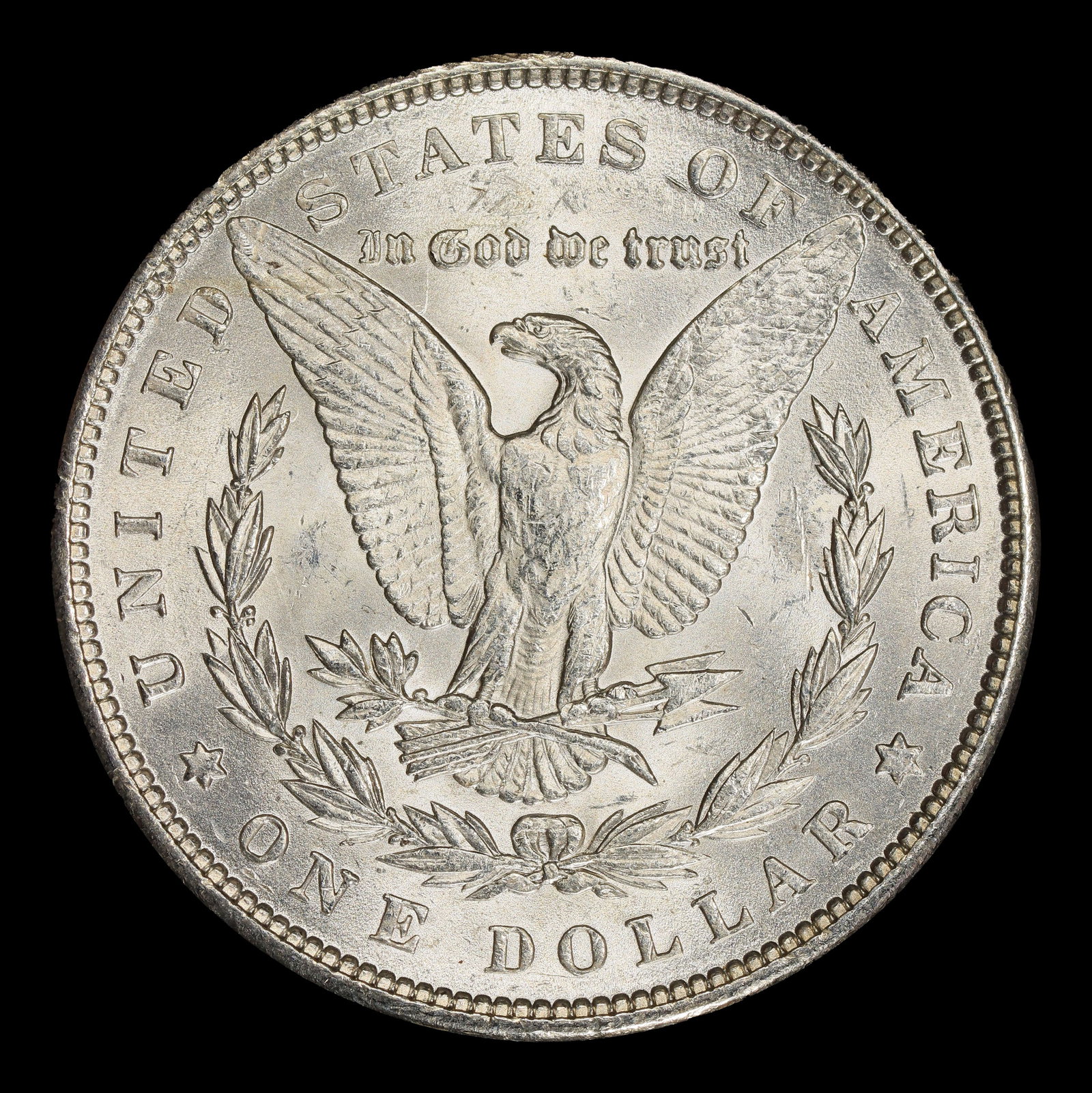 1889-p Morgan Dollar $1 Grades ms63+ - 3