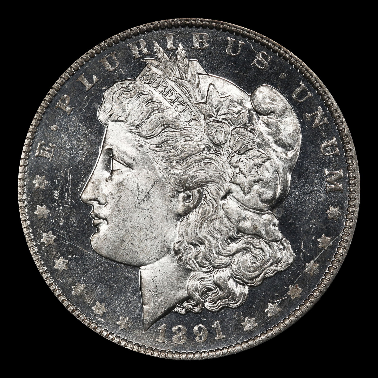 1891-o Morgan Dollar Near Top Pop $1 ms64+ dmpl SEGS - 2