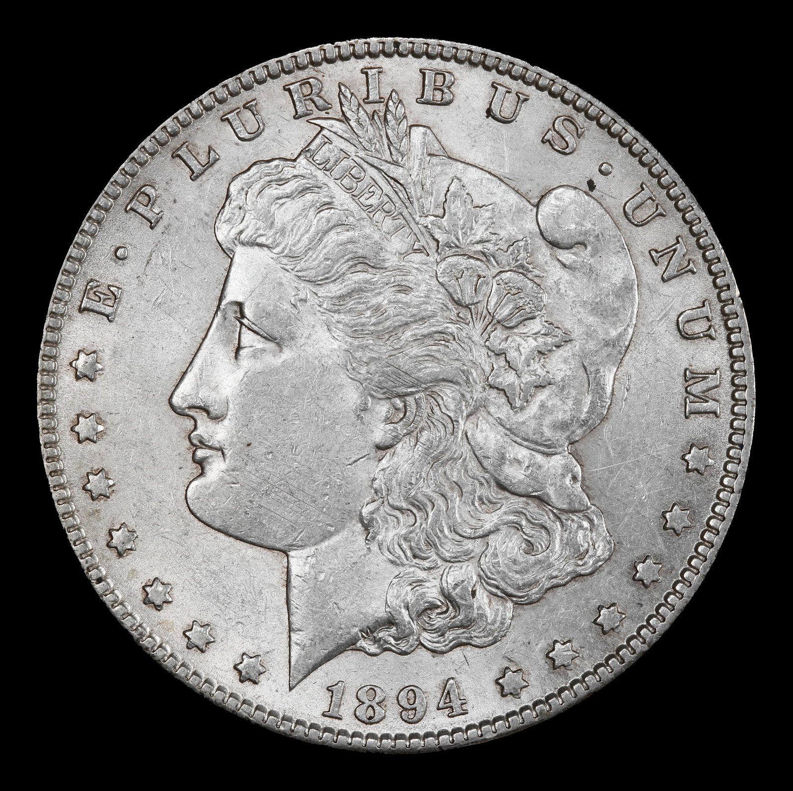 1894-s Morgan Dollar $1 ms62+ USCG - 2