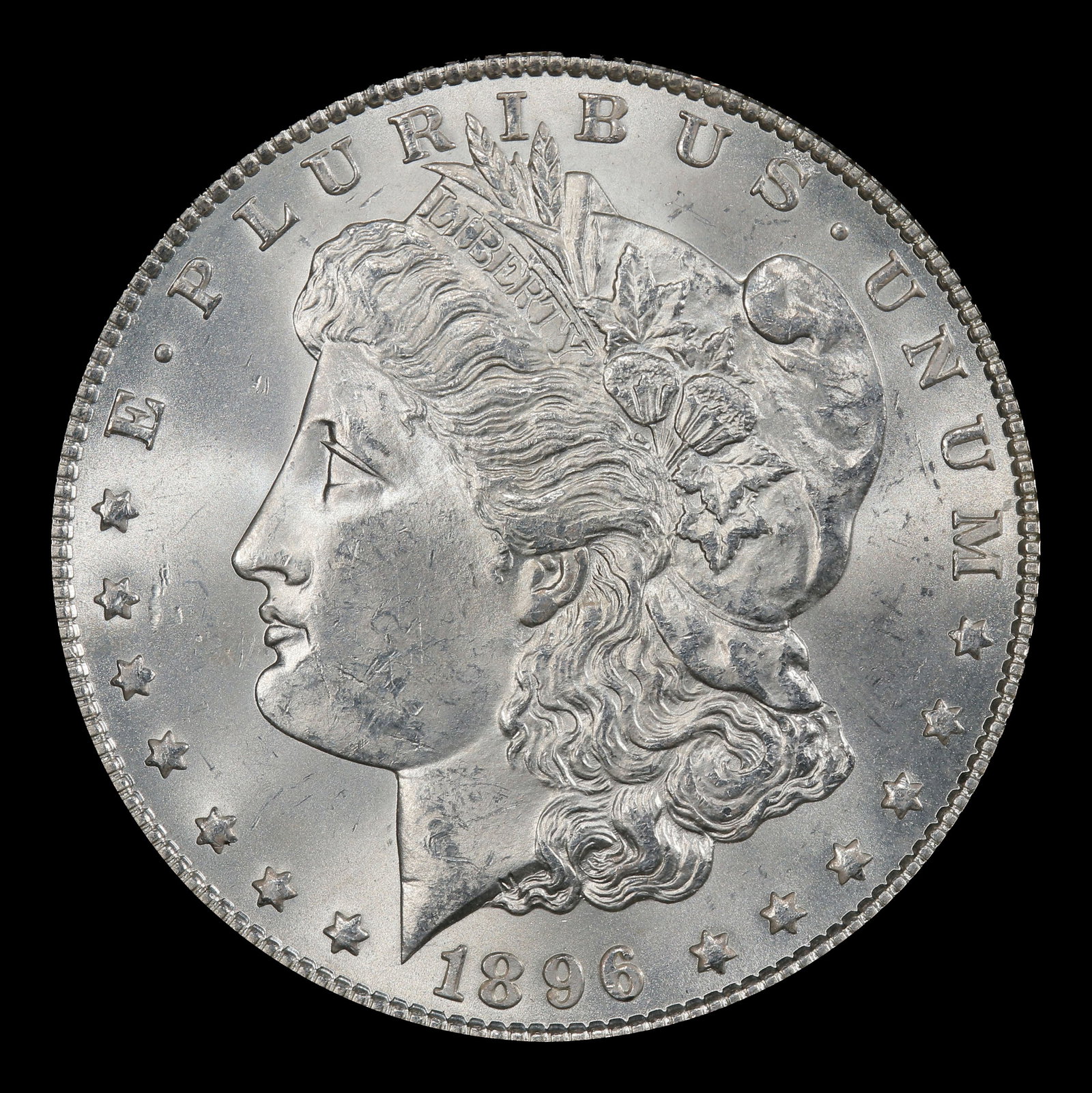 1896-p Morgan Dollar $1 Grades ms63 - 2