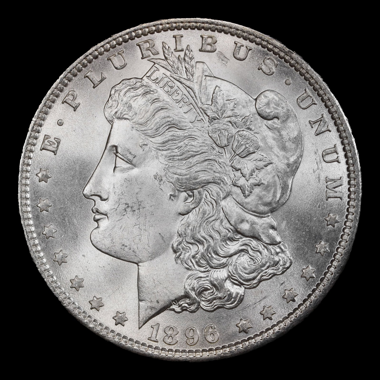 1896-p Morgan Dollar Near Top Pop! $1 ms67 SEGS - 2