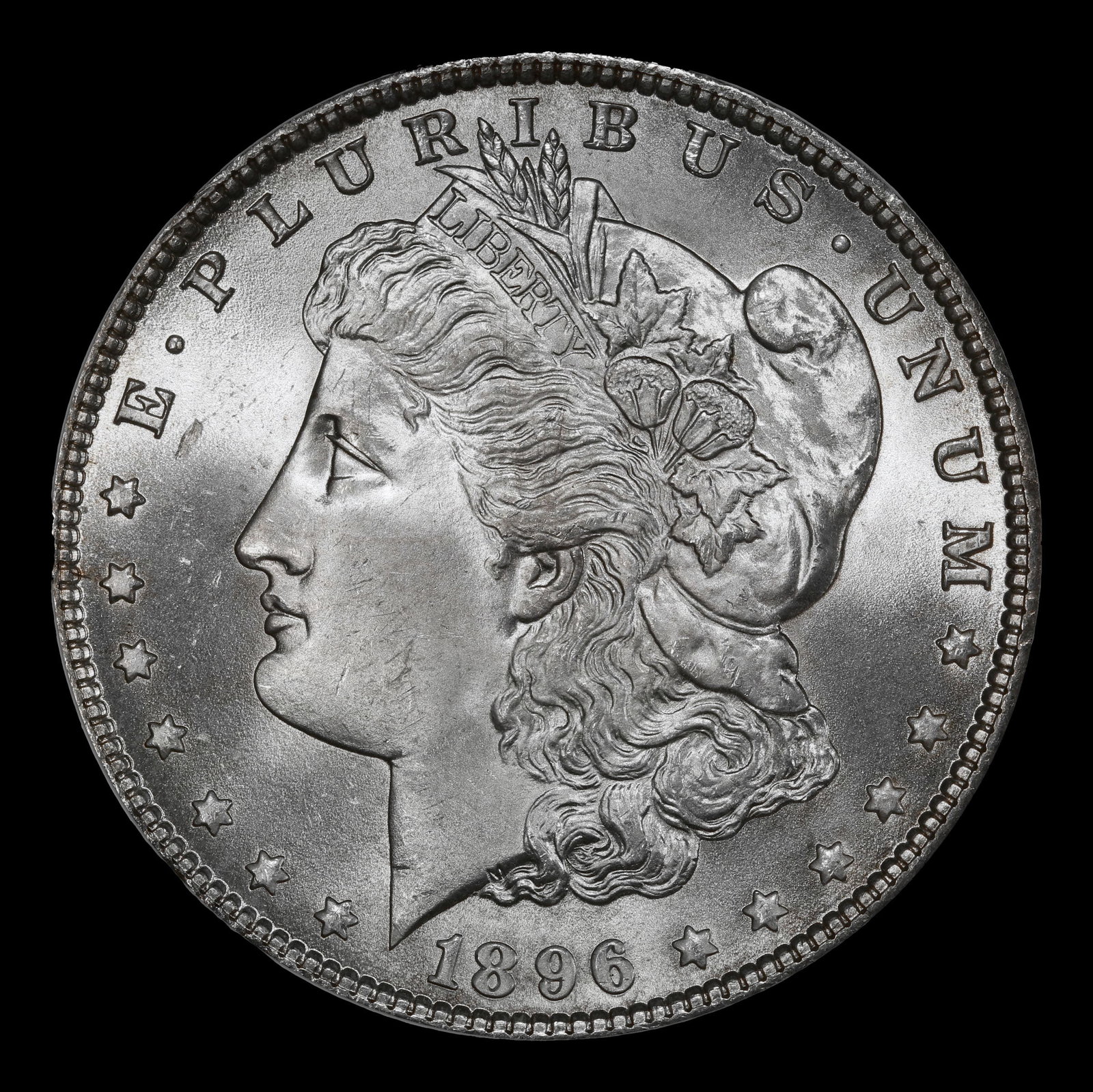 1896-p Morgan Dollar Near Top Pop! $1 ms67 SEGS - 2