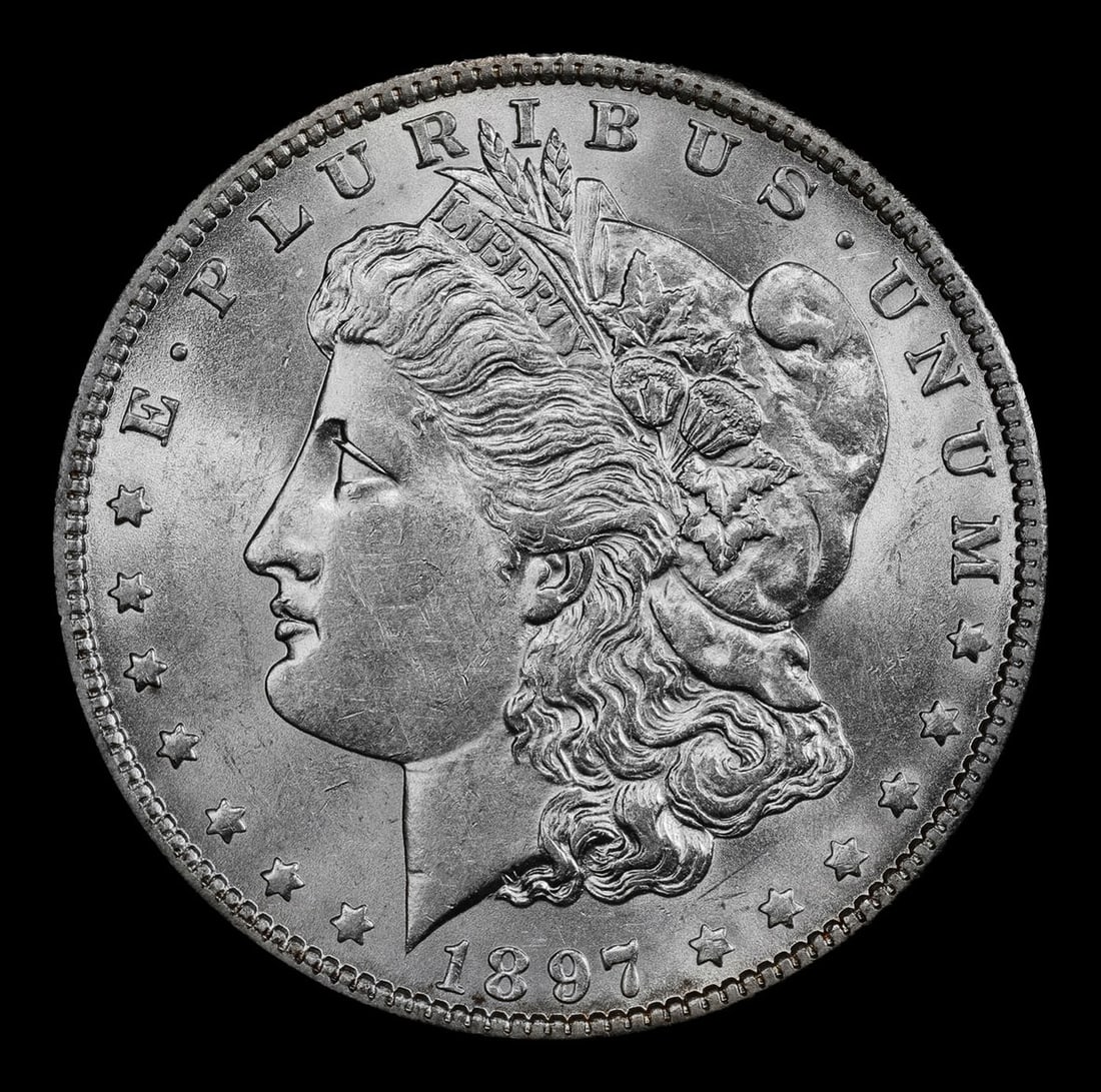 1897-o Morgan Dollar $1 ms64 USCG - 2