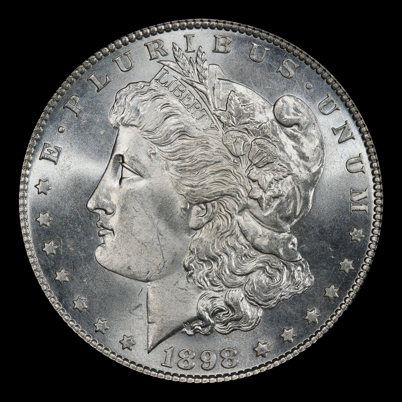 1898-p Morgan Dollar $1 Grades ms65 - 2