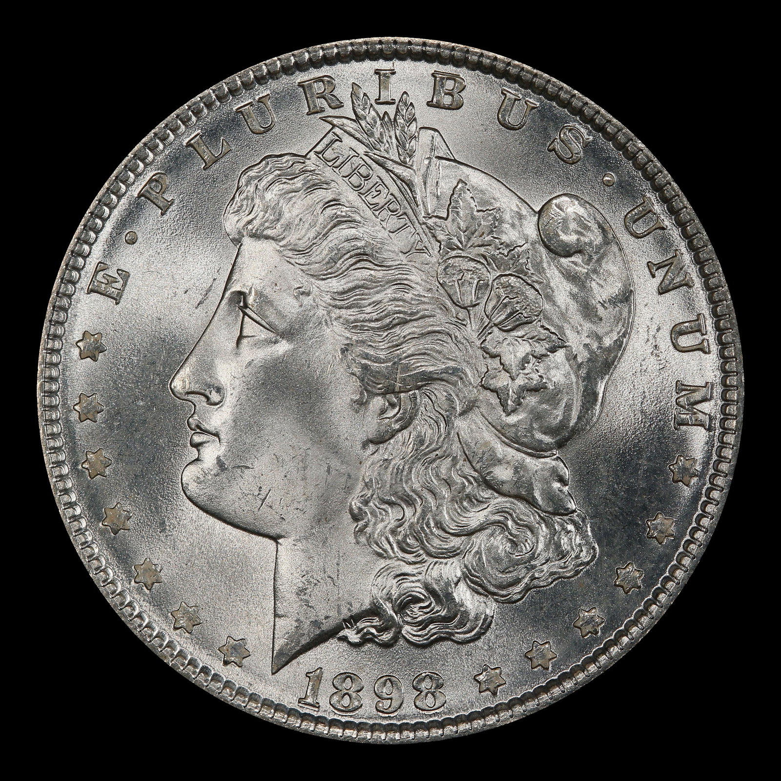 1898-p Morgan Dollar $1 ms66+ SEGS - 2