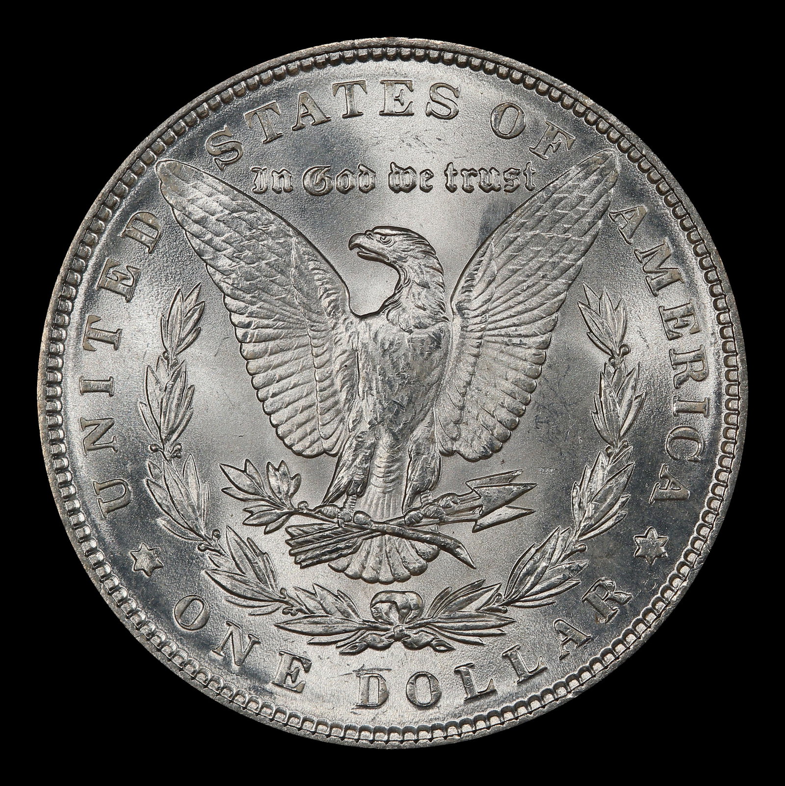 1898-p Morgan Dollar $1 ms66+ SEGS - 3