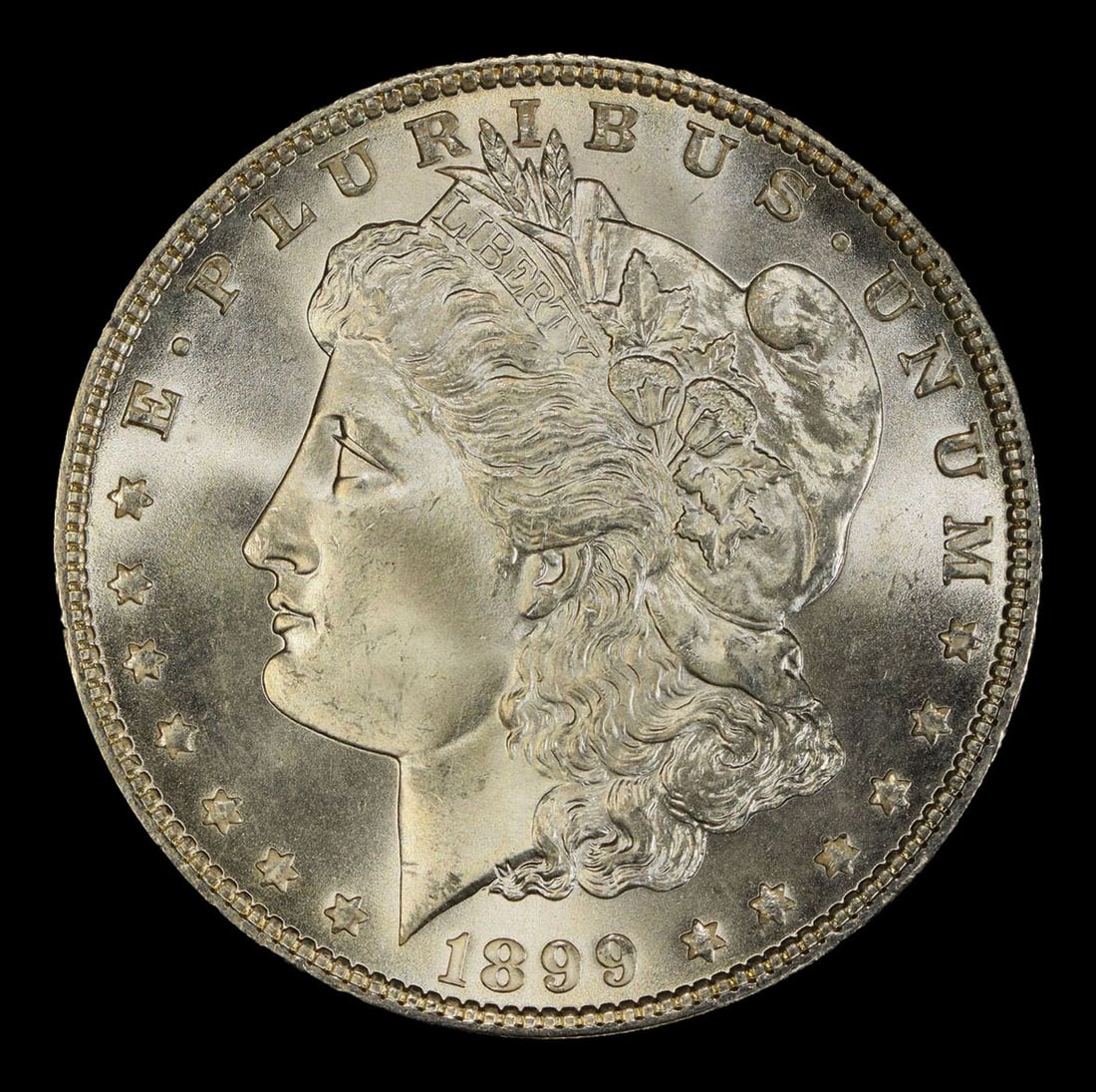 1899-p Morgan Dollar Near Top Pop! $1 ms66+ SEGS - 2