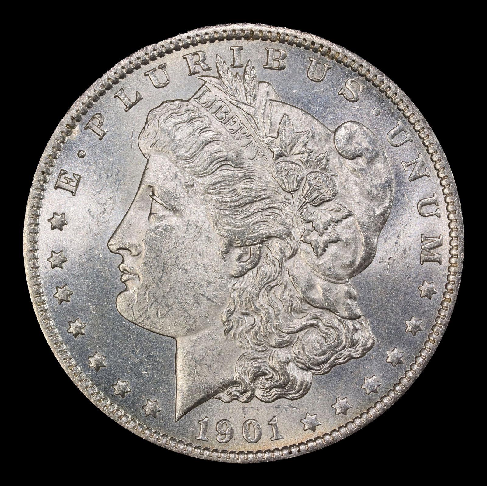 1901-o Morgan Dollar $1 Grades ms62+ - 2