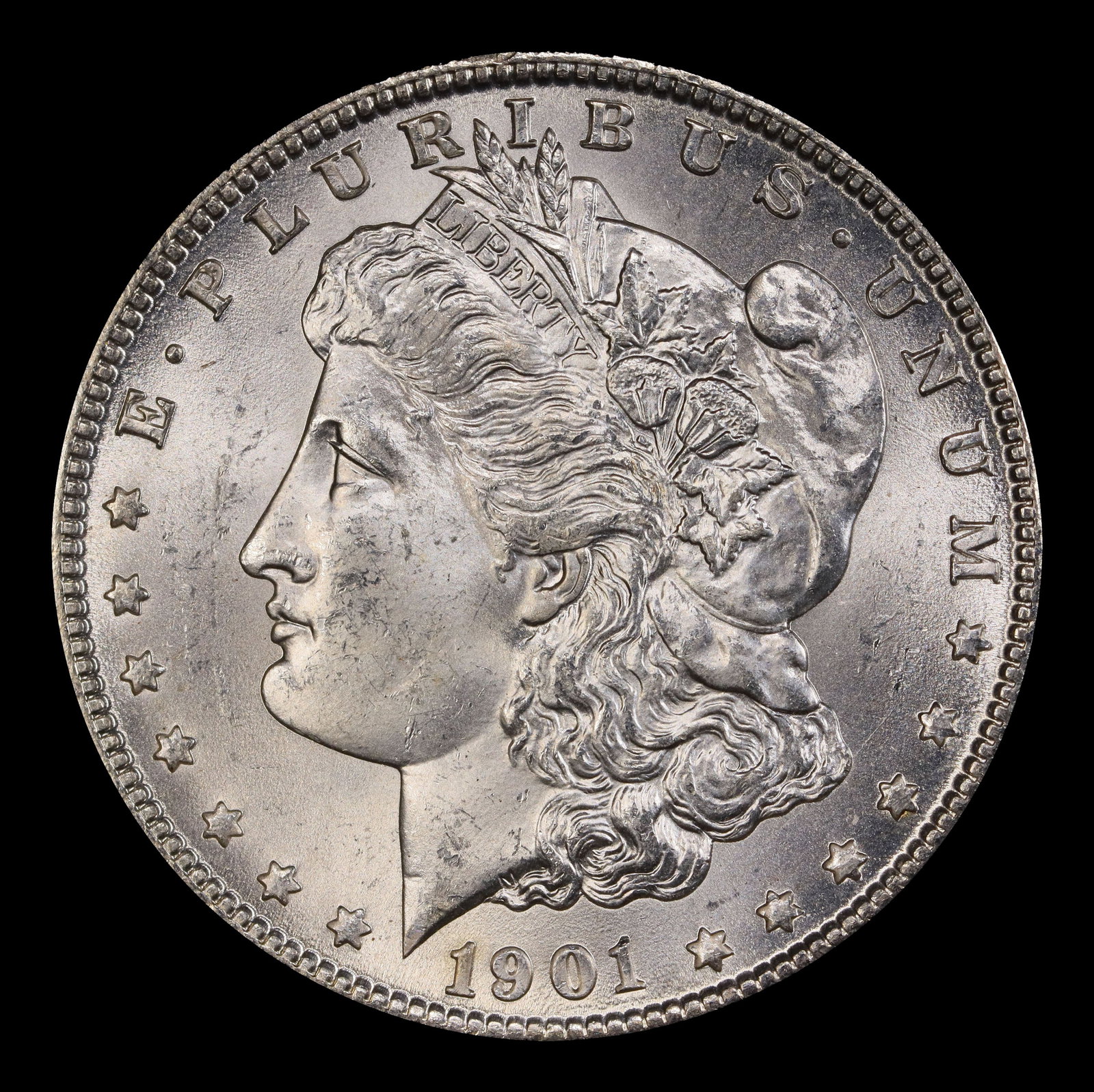 1901-o Morgan Dollar $1 Grades ms63+ - 2