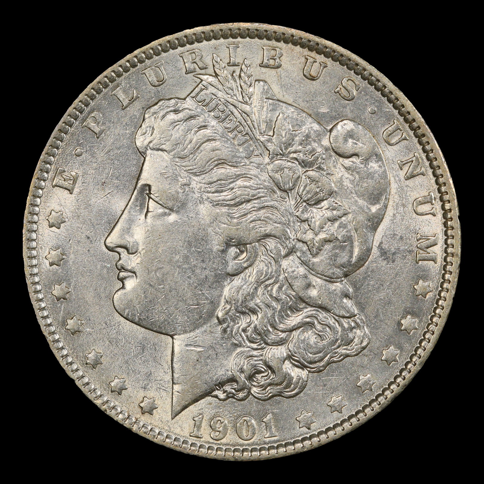 1901-p Morgan Dollar $1 au58 SEGS - 2