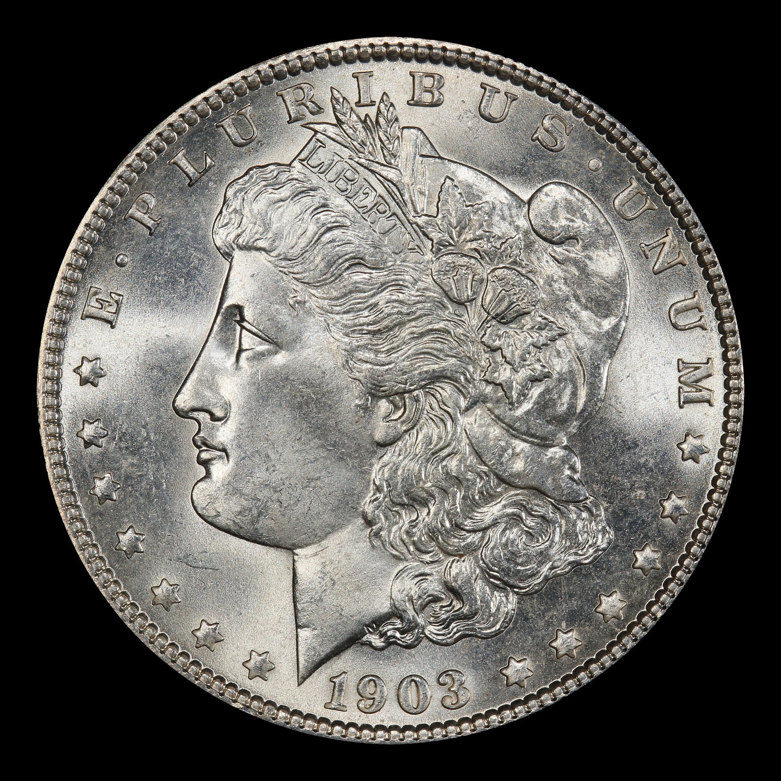 1903-p Morgan Dollar $1 Grades ms64+ - 2