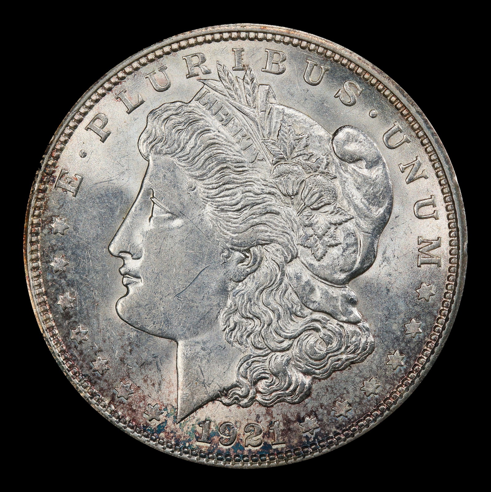 1921-d Morgan Dollar $1 Grades ms62+ - 2