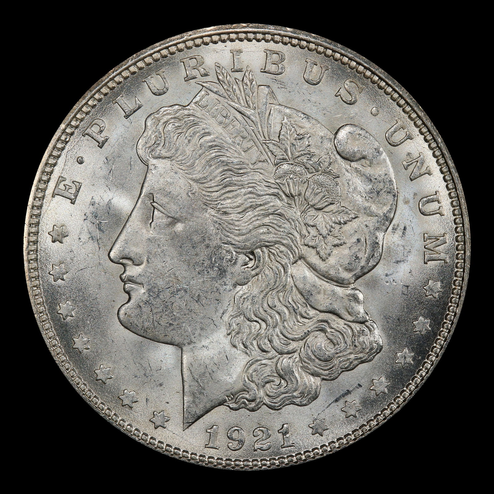 1921-d Morgan Dollar $1 Grades ms63 - 2