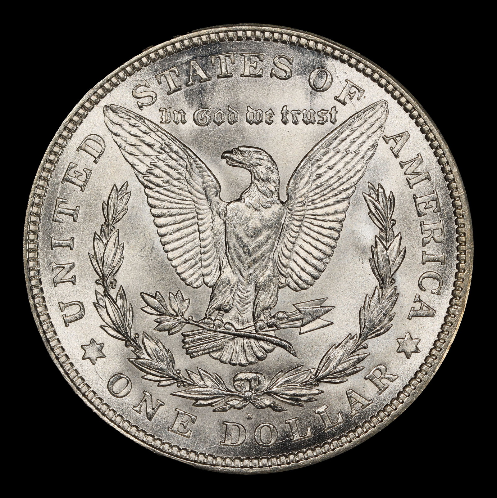 1921-d Morgan Dollar $1 Grades ms65 - 3