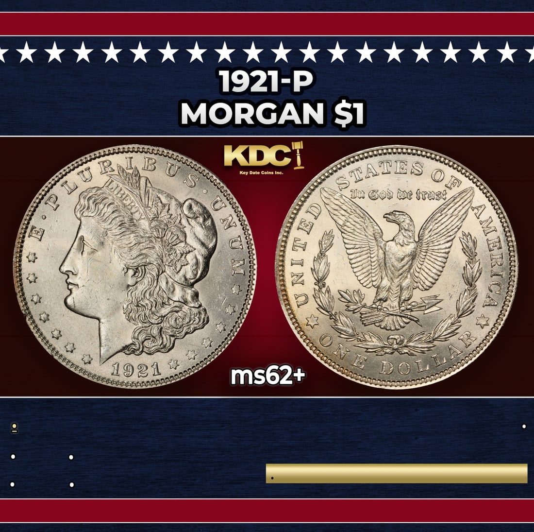 1921-p Morgan Dollar $1 Grades ms62+: 1921-p Morgan Dollar $1 Grades ms62+.
