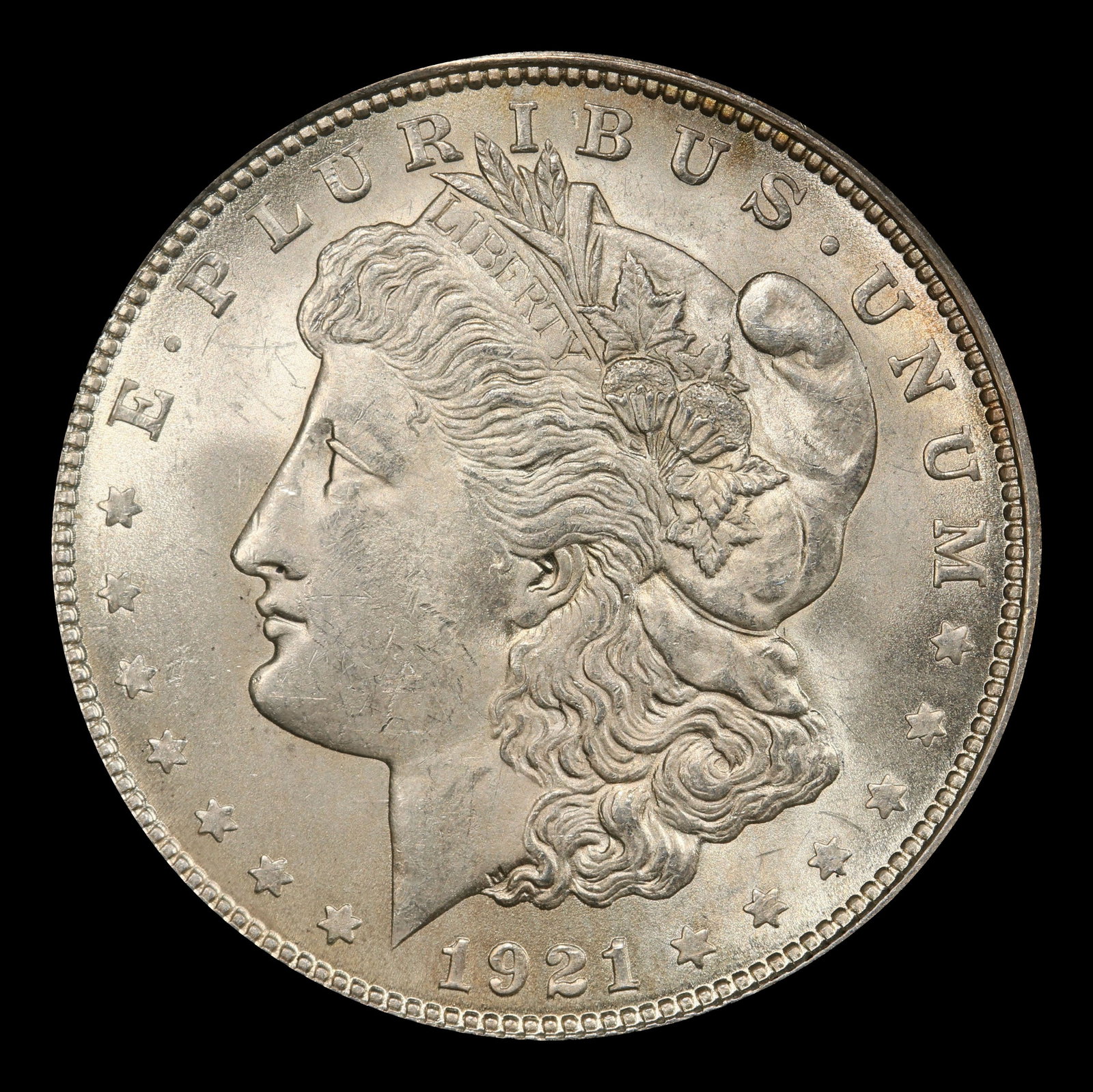 1921-p Morgan Dollar $1 Grades ms63 - 2