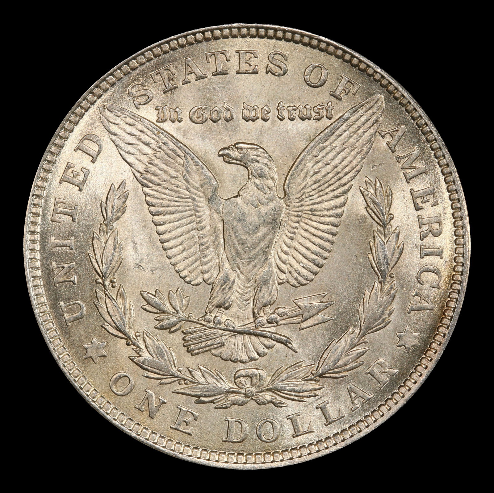 1921-p Morgan Dollar $1 Grades ms63 - 3