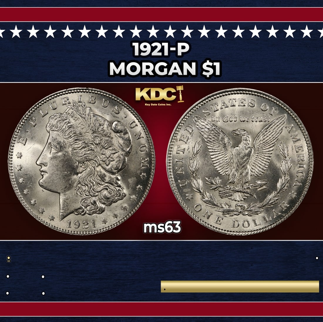 1921-p Morgan Dollar $1 Grades ms63: 1921-p Morgan Dollar $1 Grades ms63.