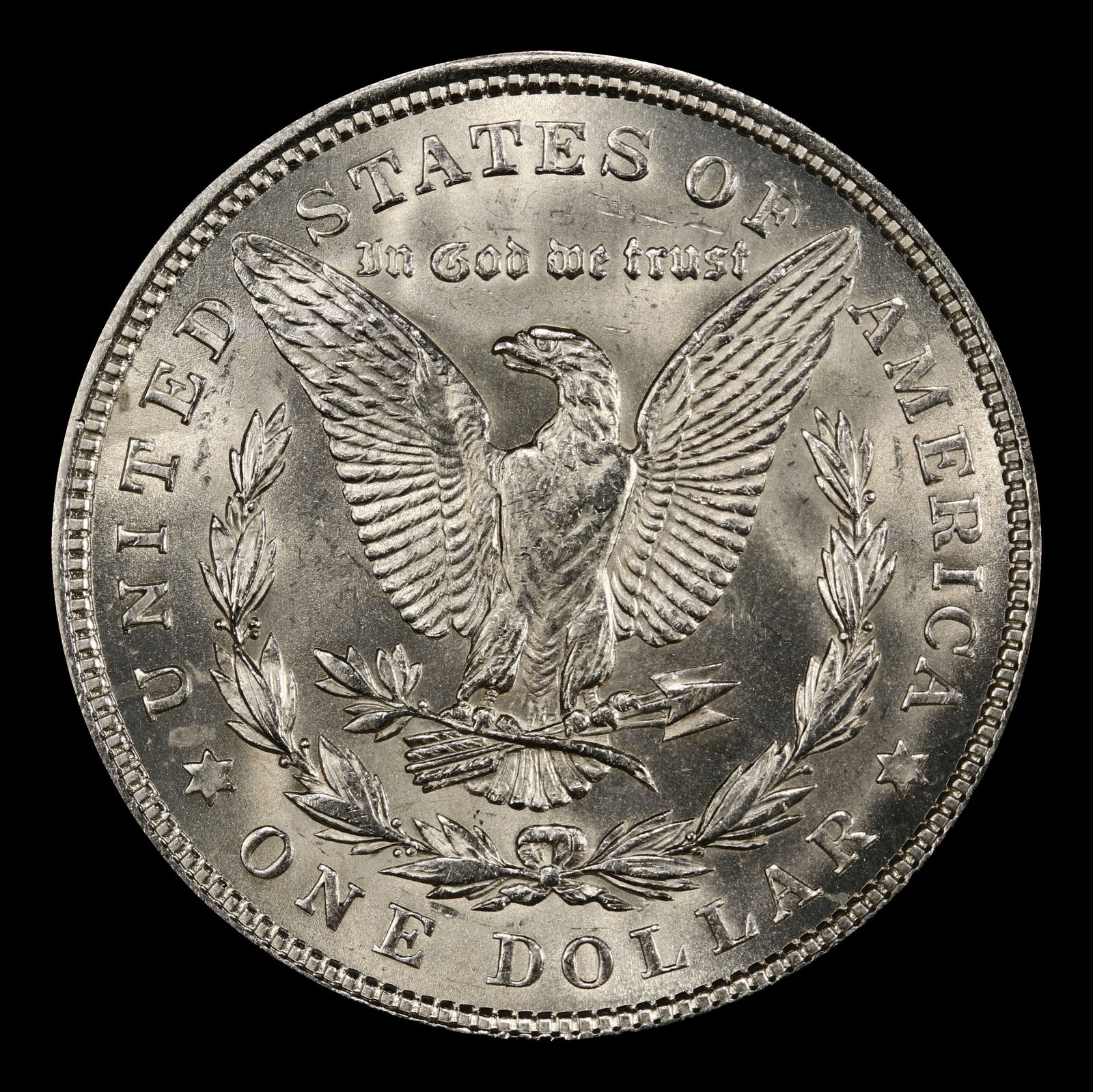 1921-p Morgan Dollar $1 Grades ms63 - 3