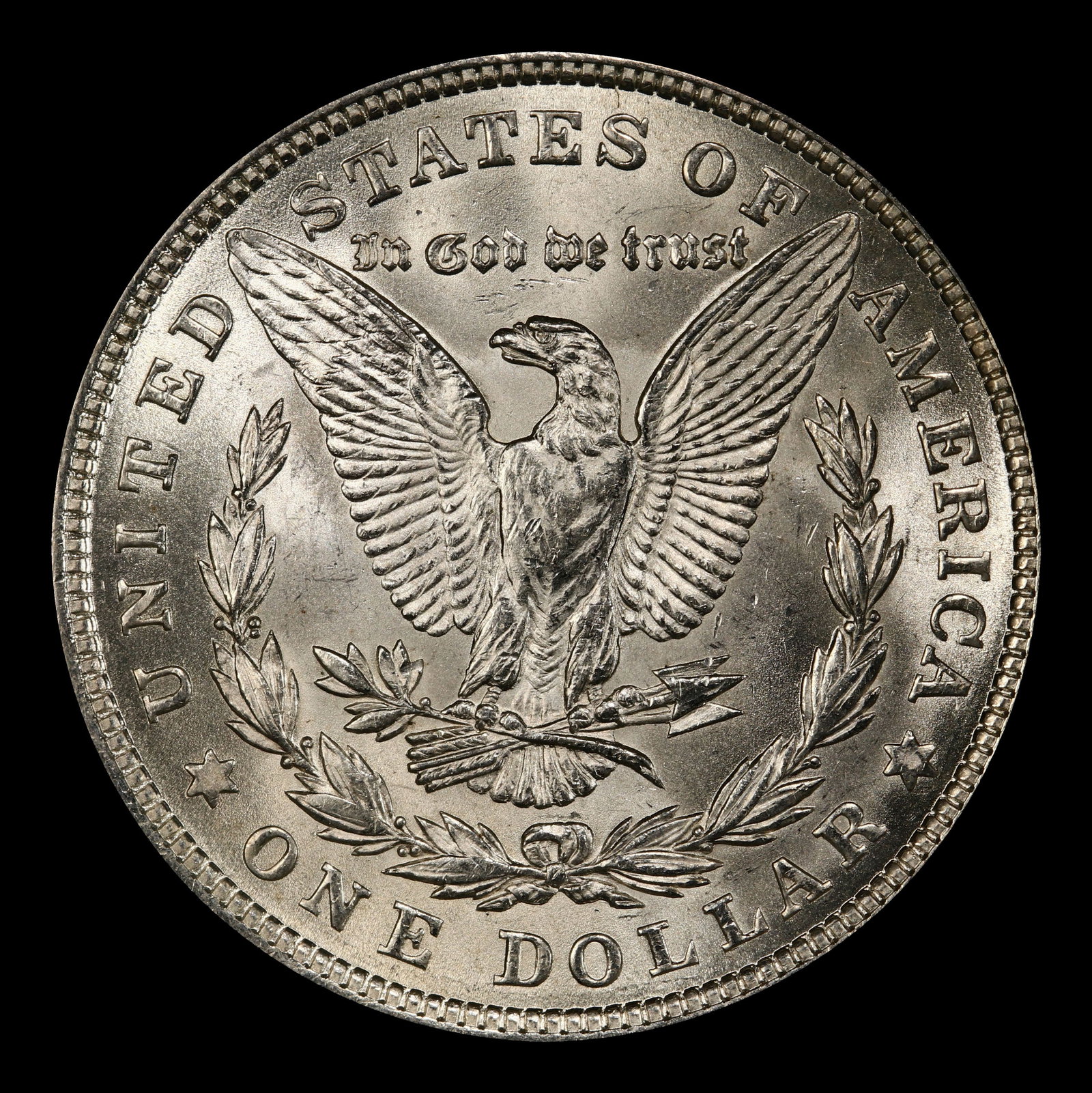 1921-p Morgan Dollar $1 Grades ms63 - 3