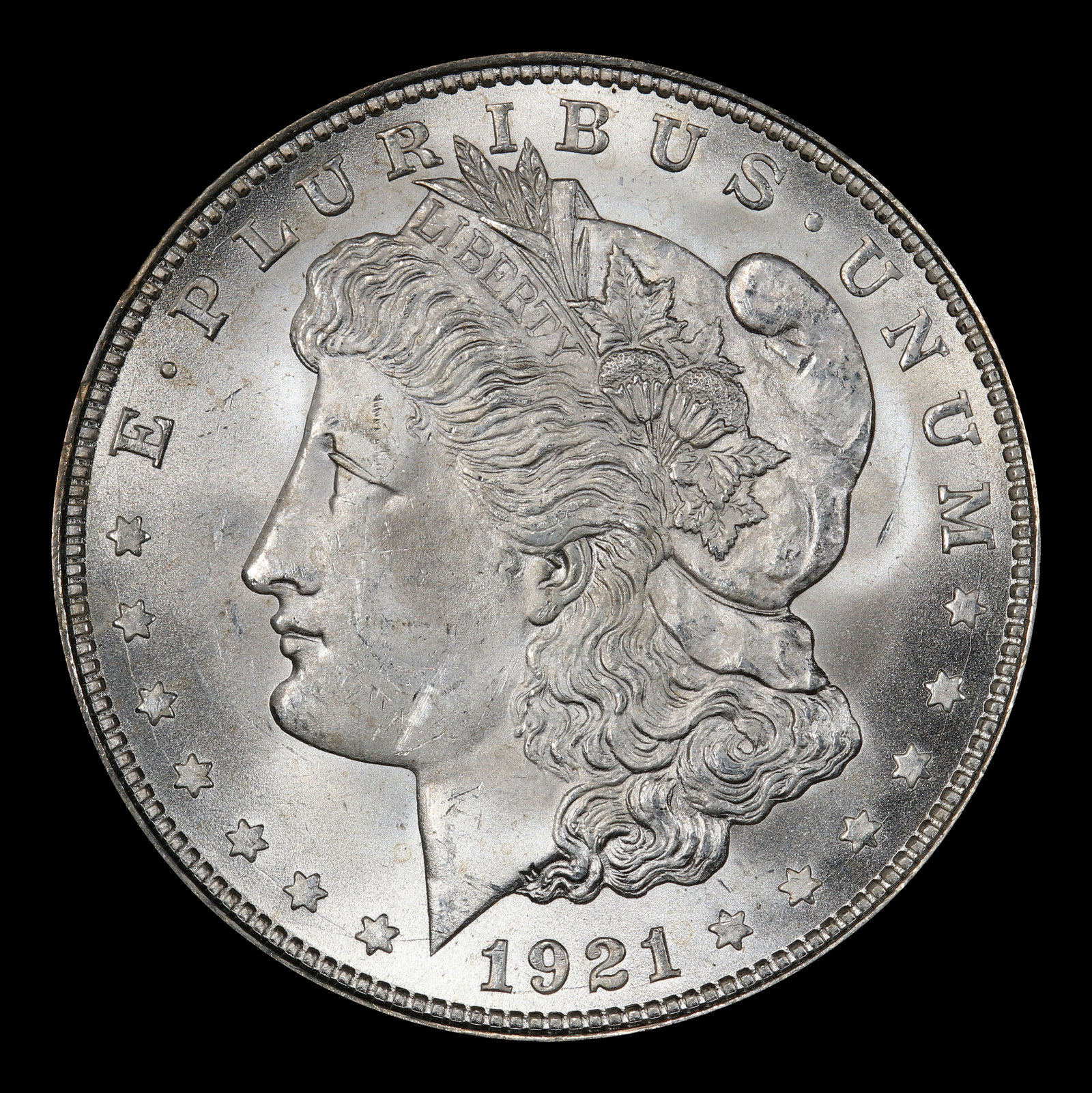 1921-p Morgan Dollar $1 Grades ms65 - 2