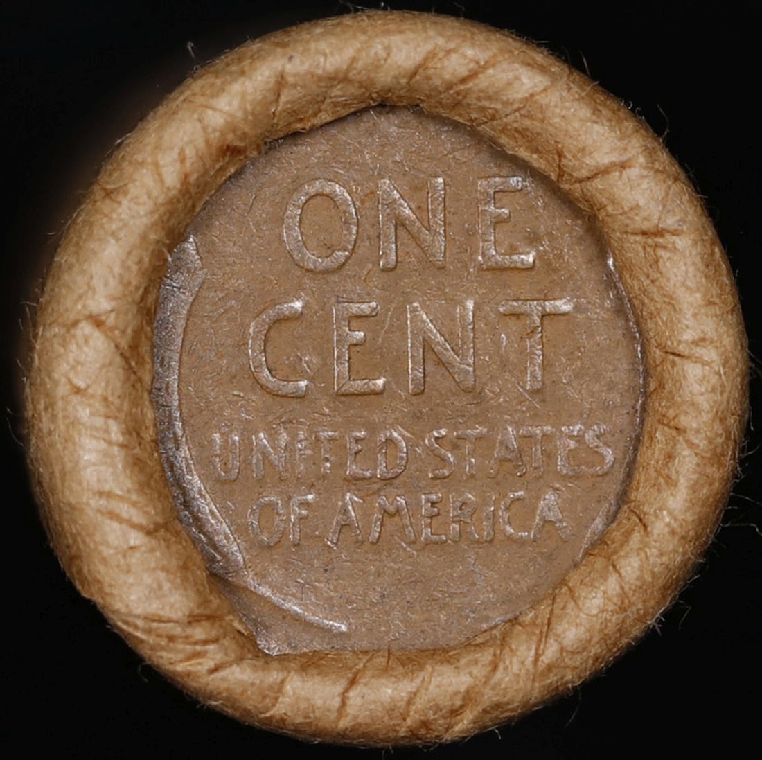Lincoln Wheat Cent 1c Mixed Roll Orig Brandt McDonalds Wrapper, 1919-s end, Wheat other end - 3