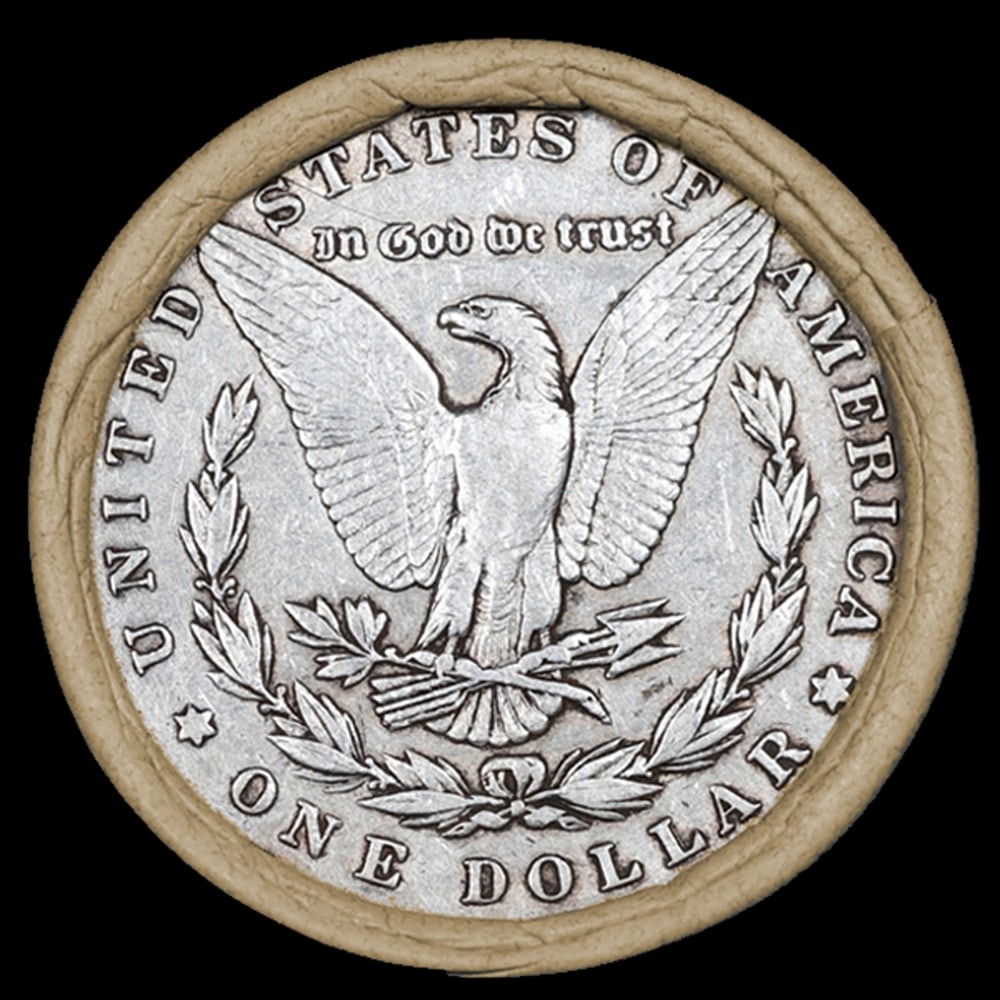 20 SEARS Circ Morgan Dollar $1 Roll Silver 1894/'P' Rev Ends - 3