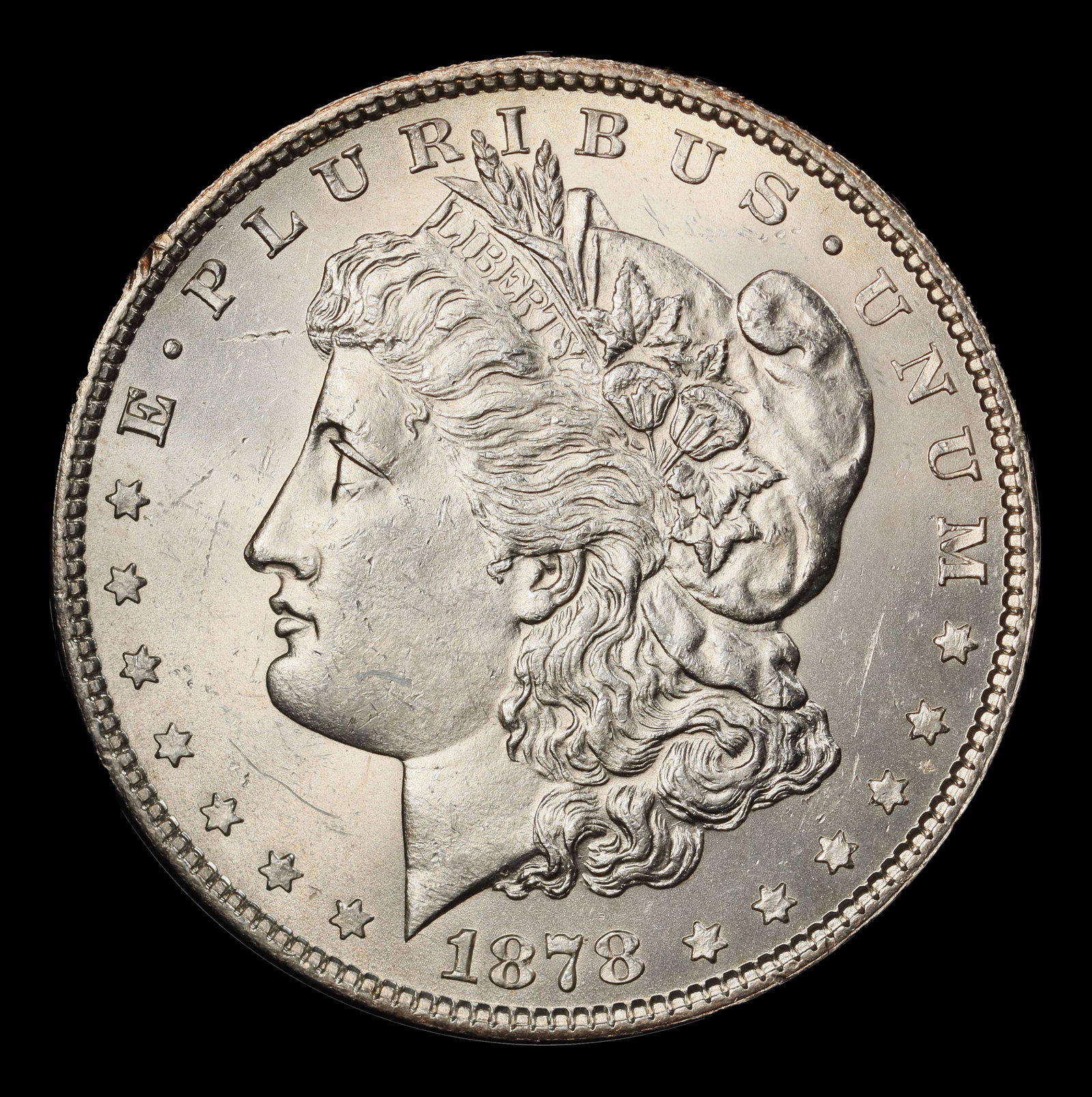 1878-p 7/8tf Morgan Dollar $1 Grades ms63 - 2