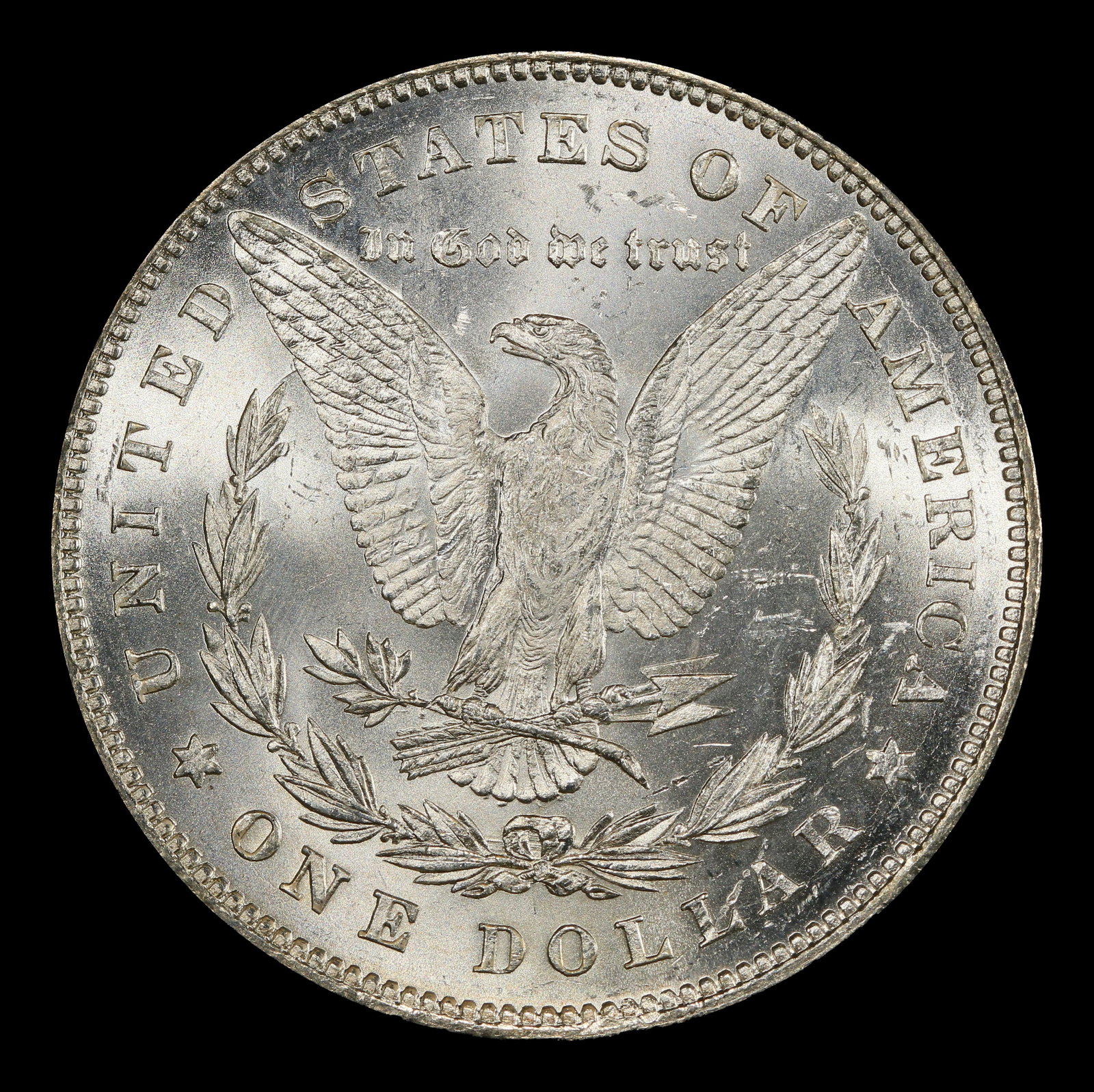1878-p 7tf Morgan Dollar $1 Grades ms62 - 3